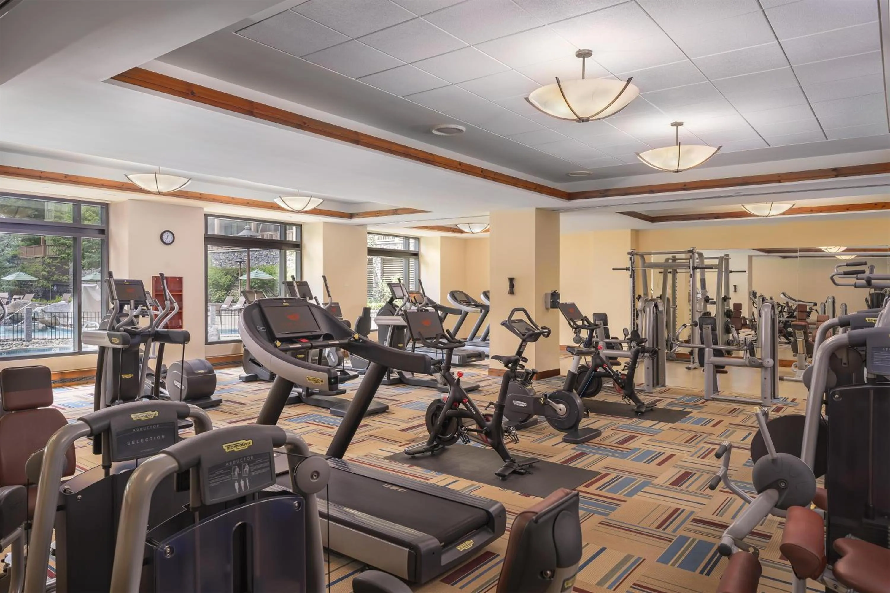 Fitness centre/facilities in The Lodge at Spruce Peak, a Destination by Hyatt Residence