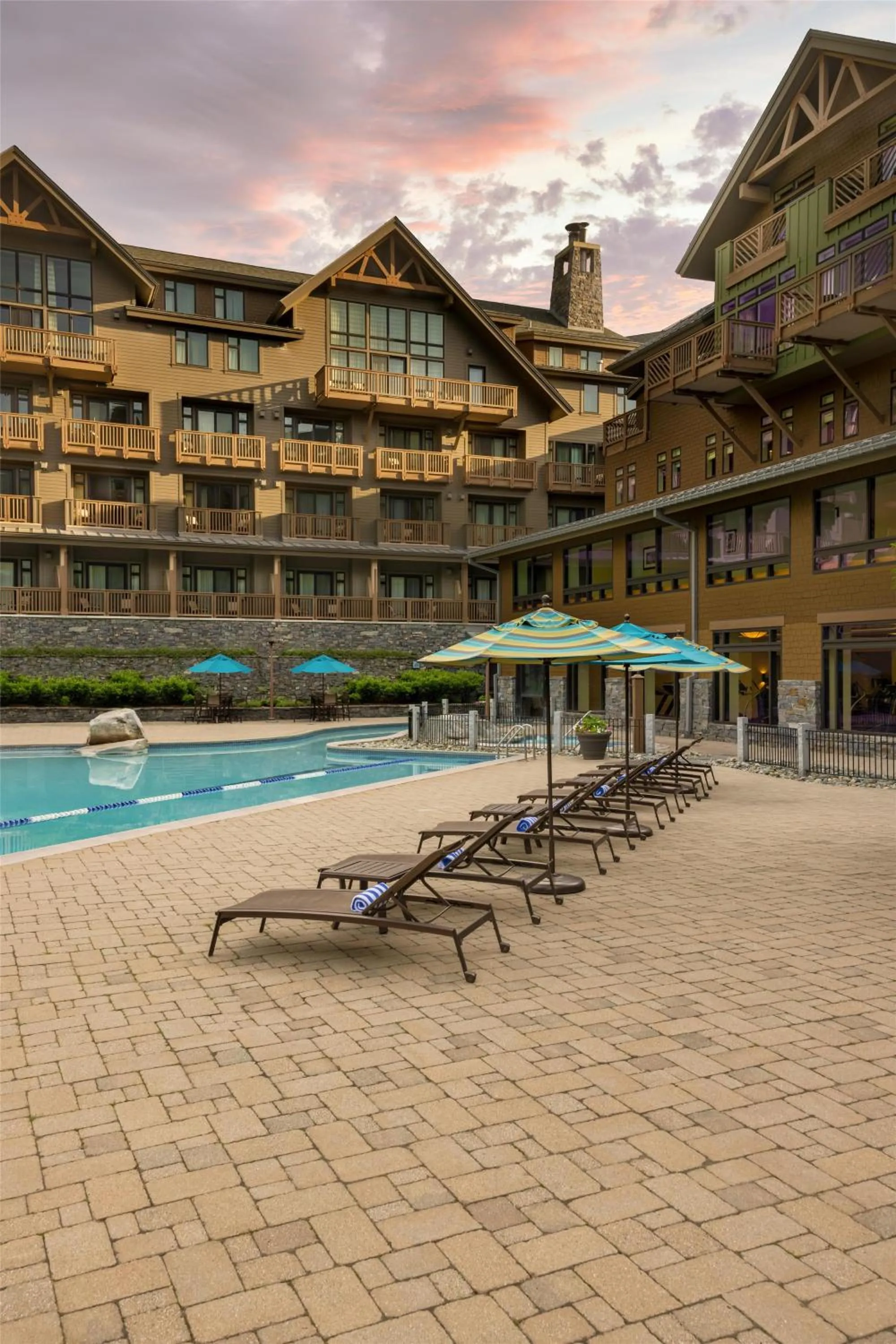 Swimming pool in The Lodge at Spruce Peak, a Destination by Hyatt Residence