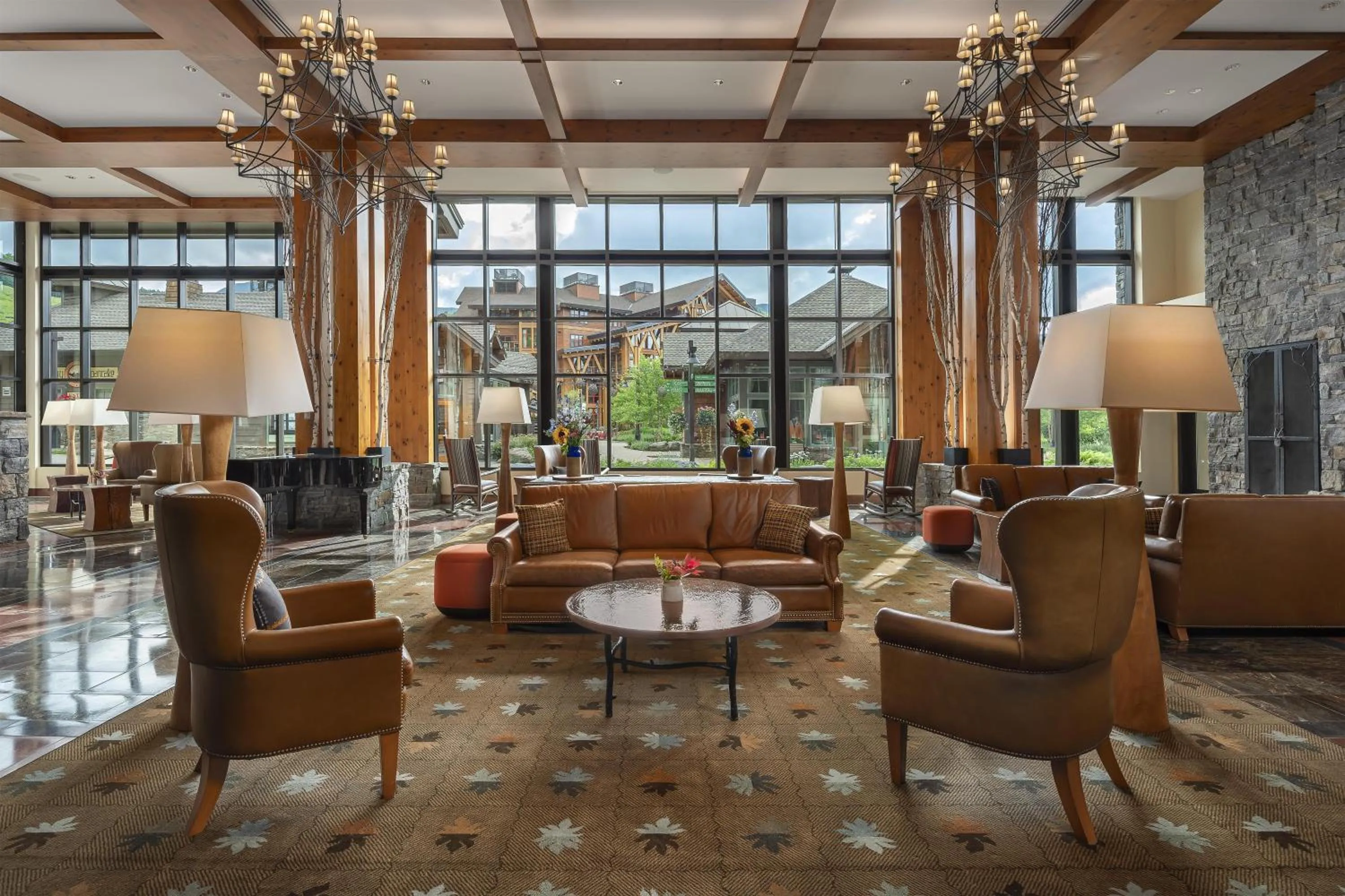 Lobby or reception in The Lodge at Spruce Peak, a Destination by Hyatt Residence