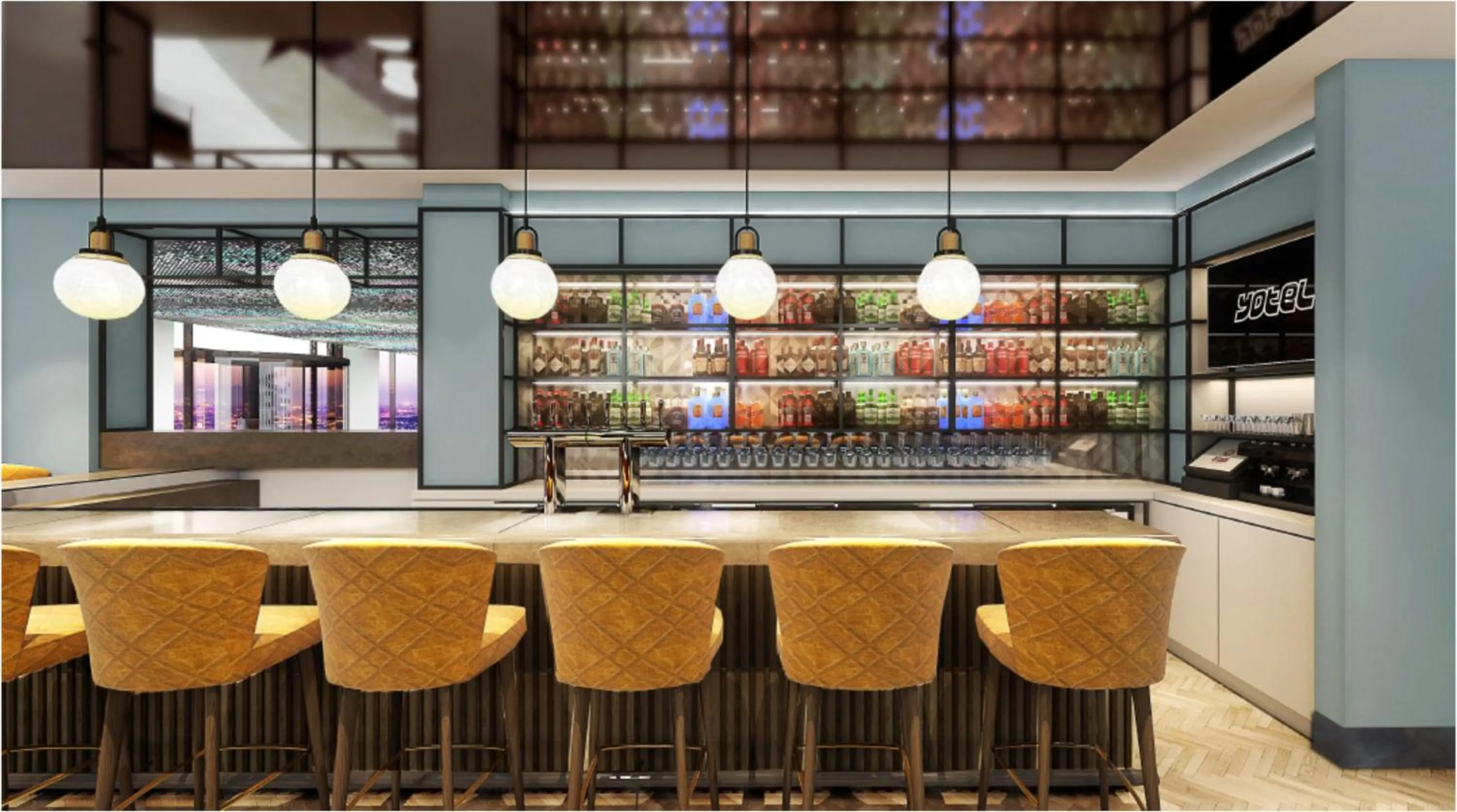 Restaurant/places to eat in YOTEL Washington DC