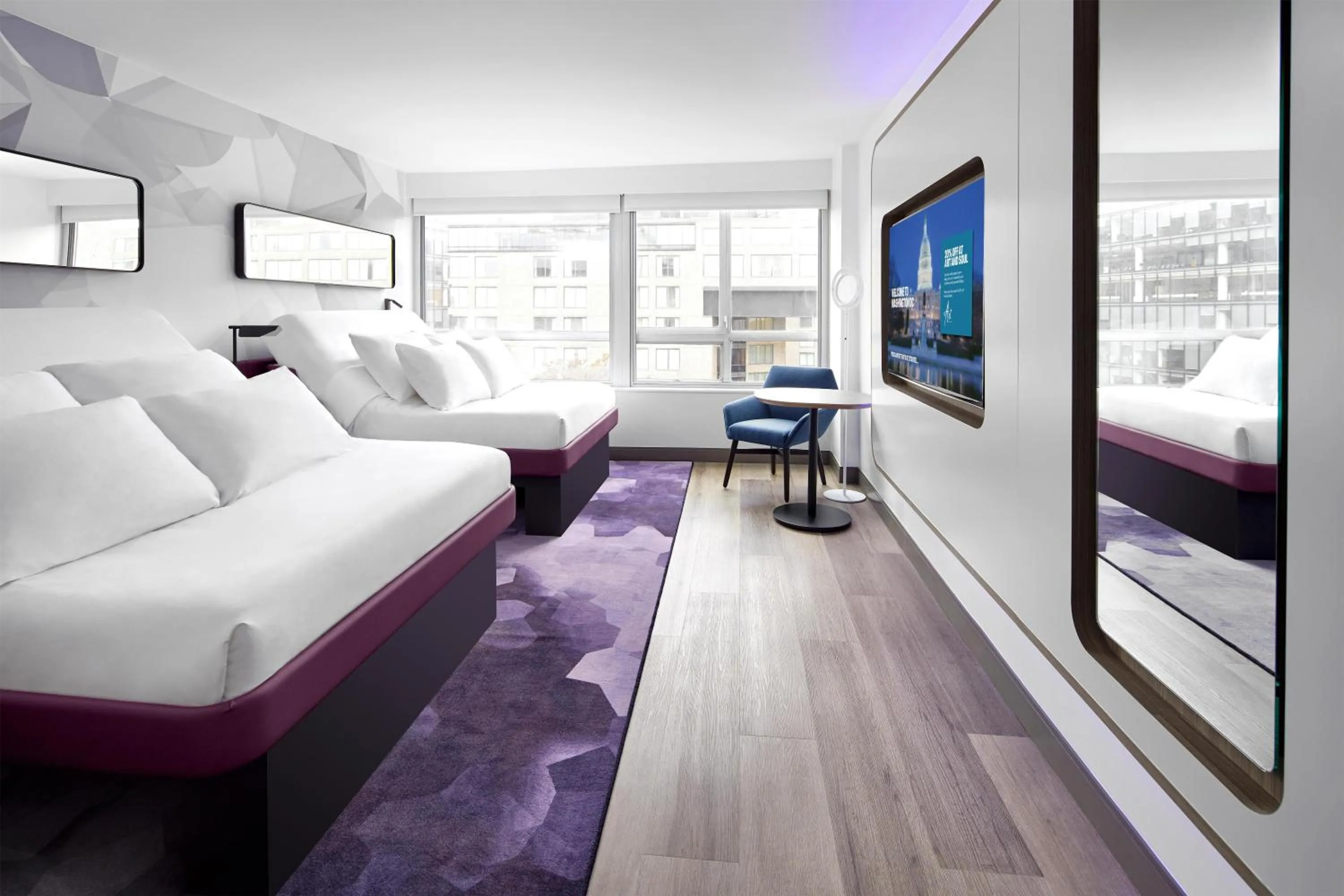 Bedroom, Bed in YOTEL Washington DC