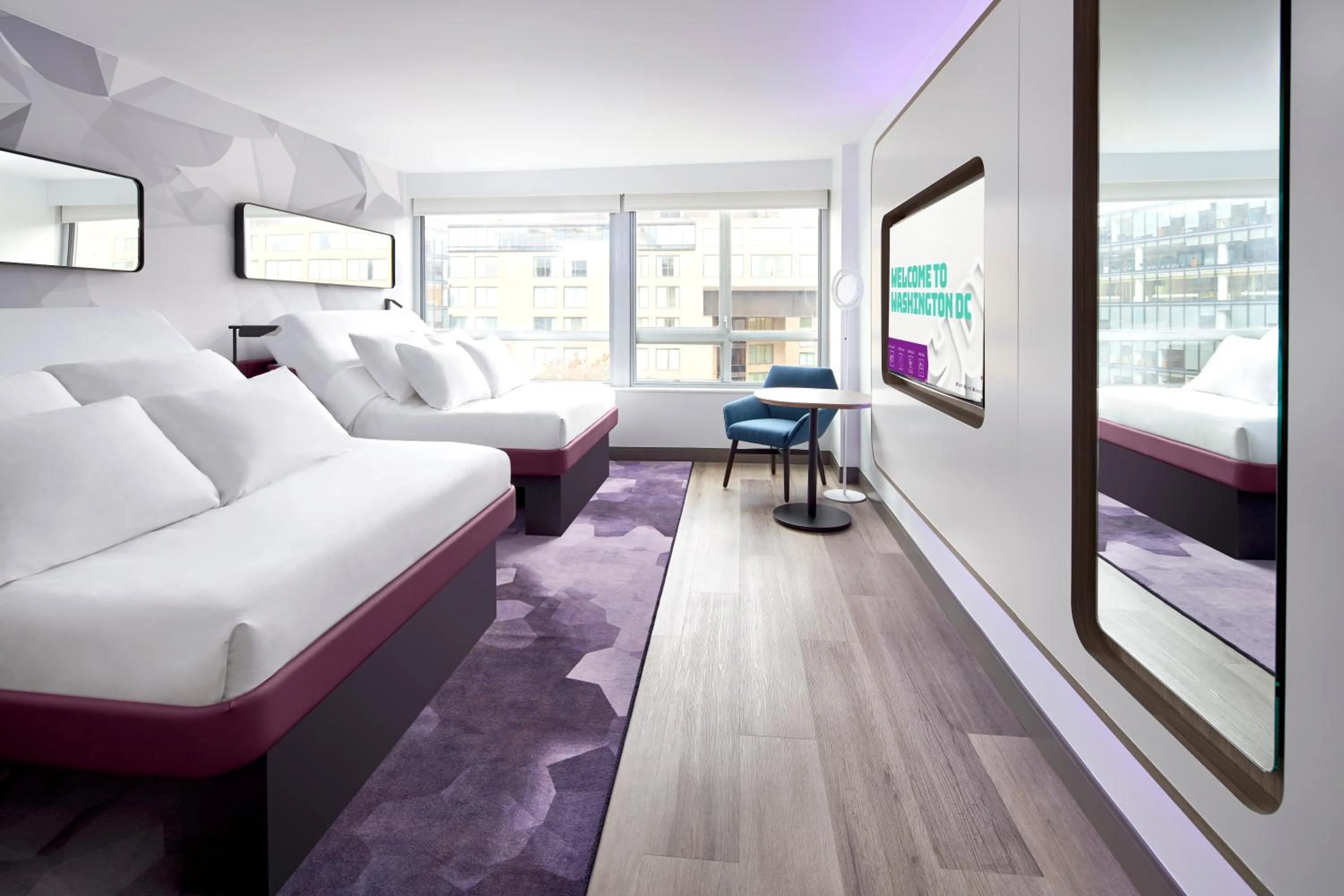 Bed in YOTEL Washington DC