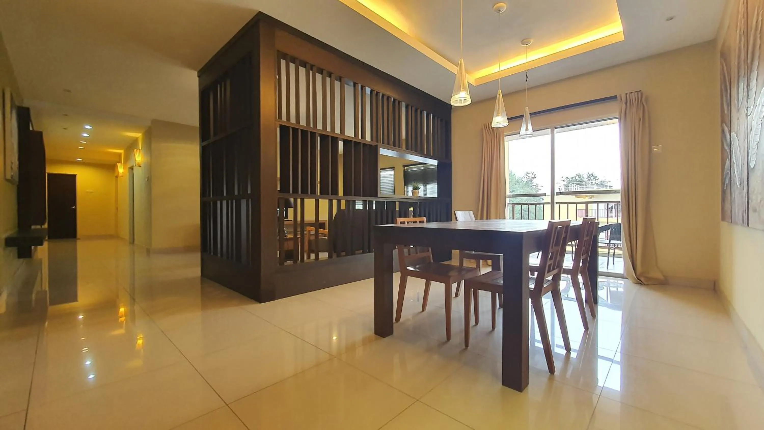 Dining area in Gold Coast Morib Themepark View Studio