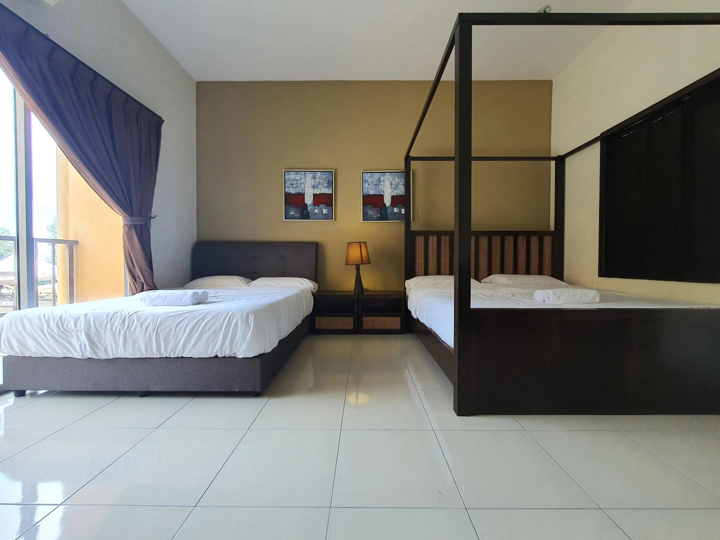 Bed in Gold Coast Morib Themepark View Studio