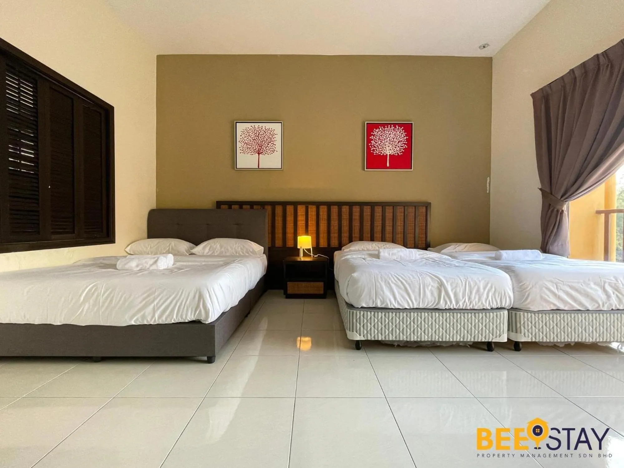 Bed in Gold Coast Morib Themepark View Studio