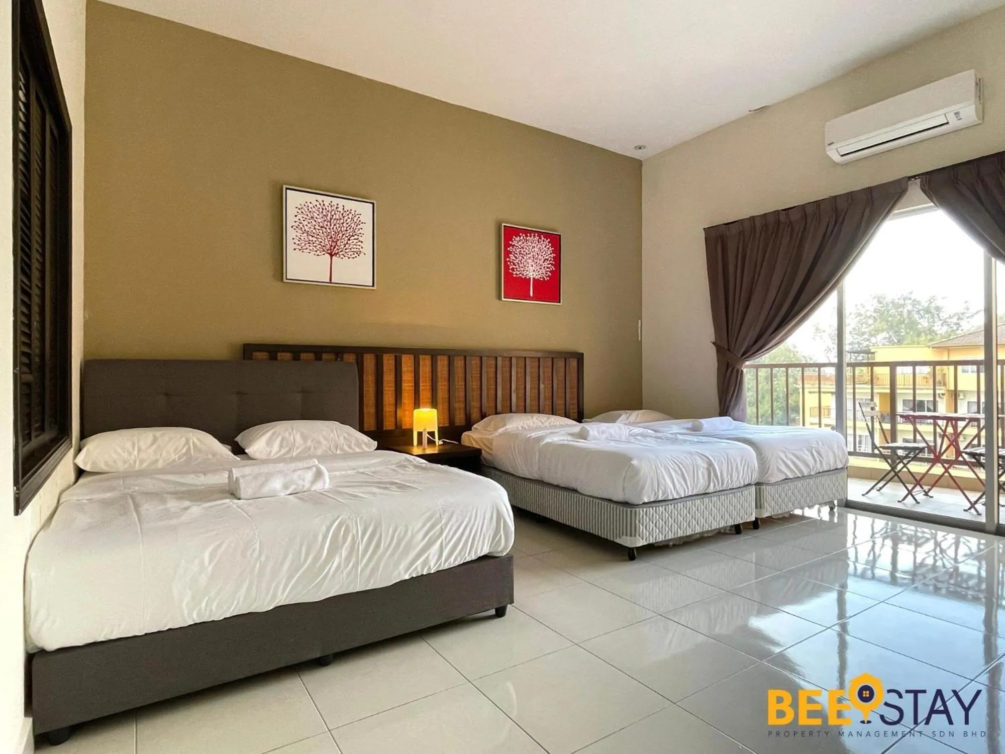 Bed in Gold Coast Morib Themepark View Studio