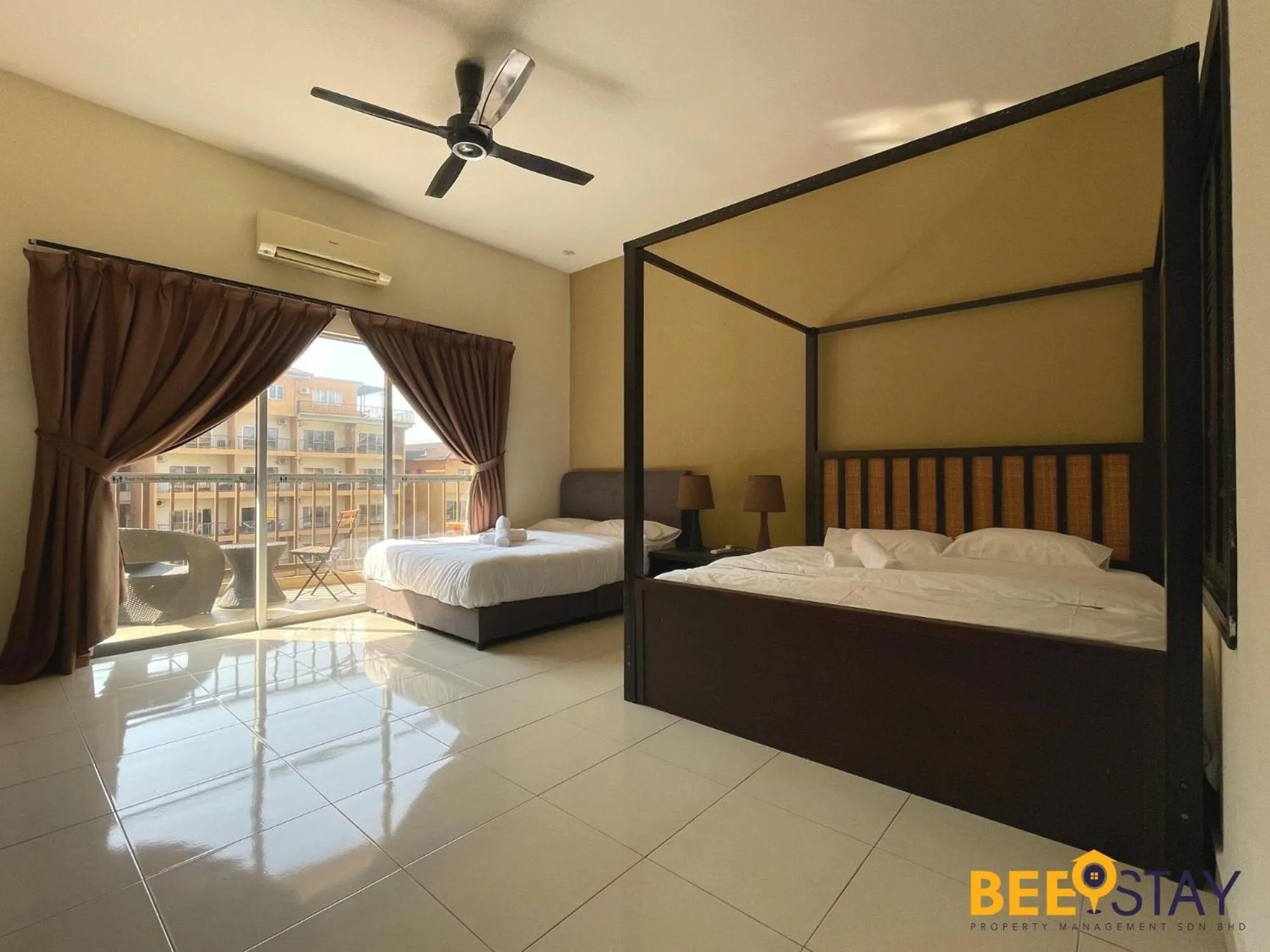 Bed in Gold Coast Morib Themepark View Studio