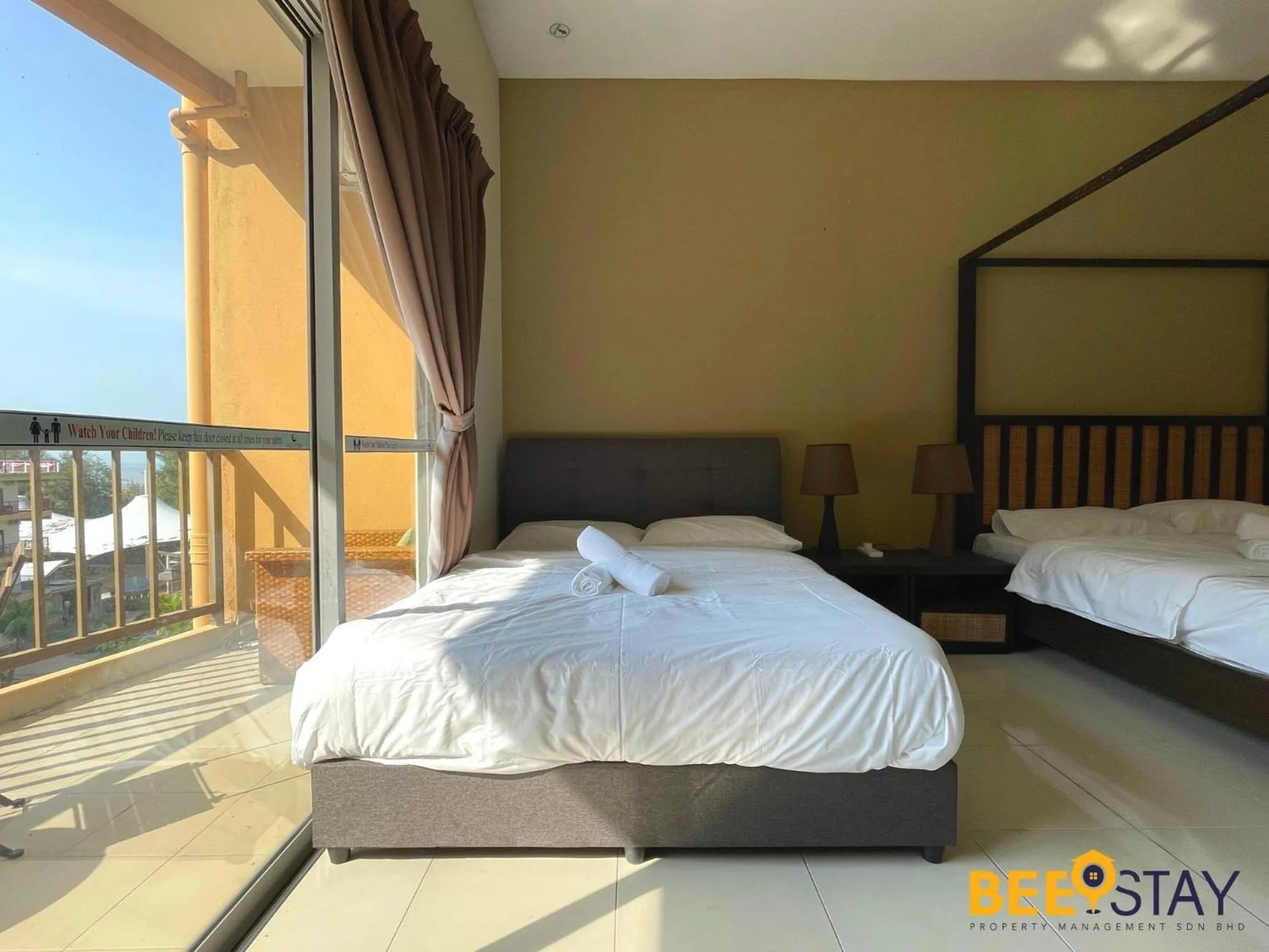 Bed in Gold Coast Morib Themepark View Studio