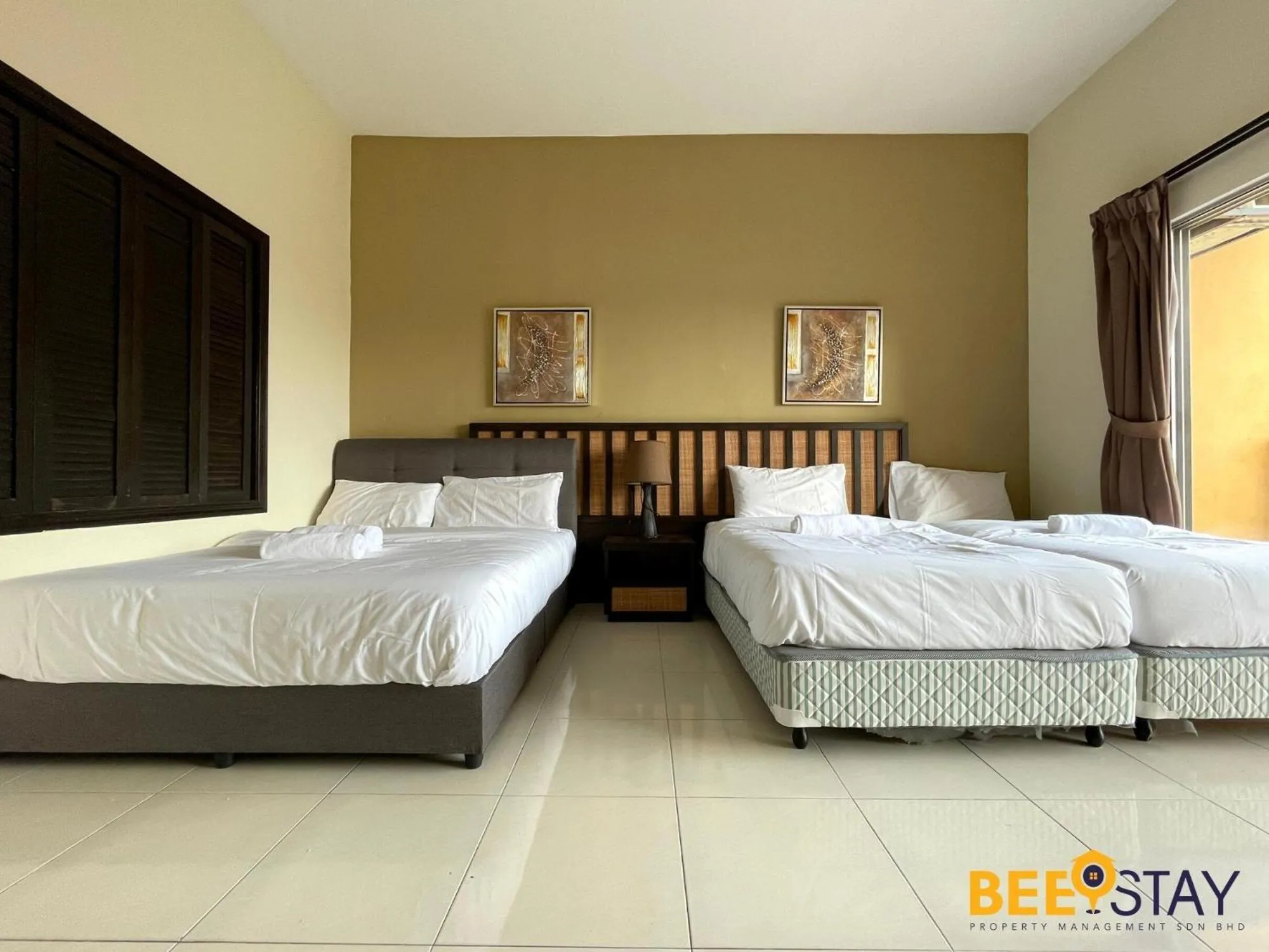 Bed in Gold Coast Morib Themepark View Studio