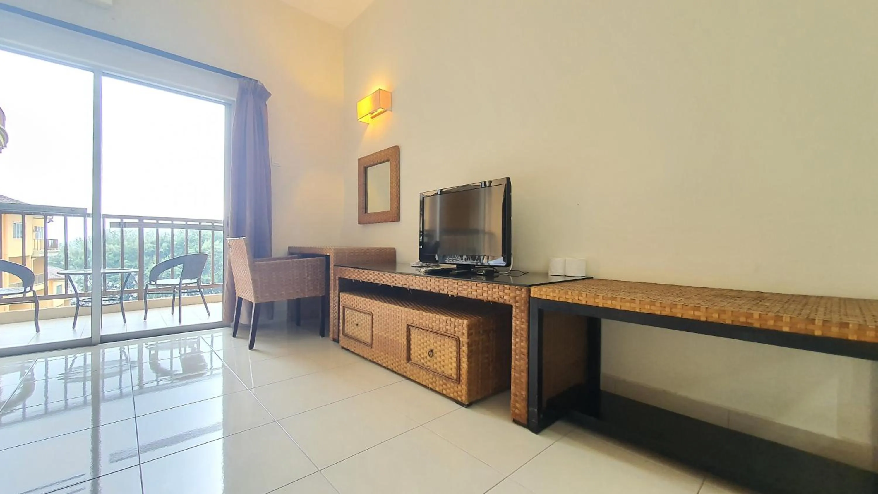 Living room in Gold Coast Morib Themepark View Studio