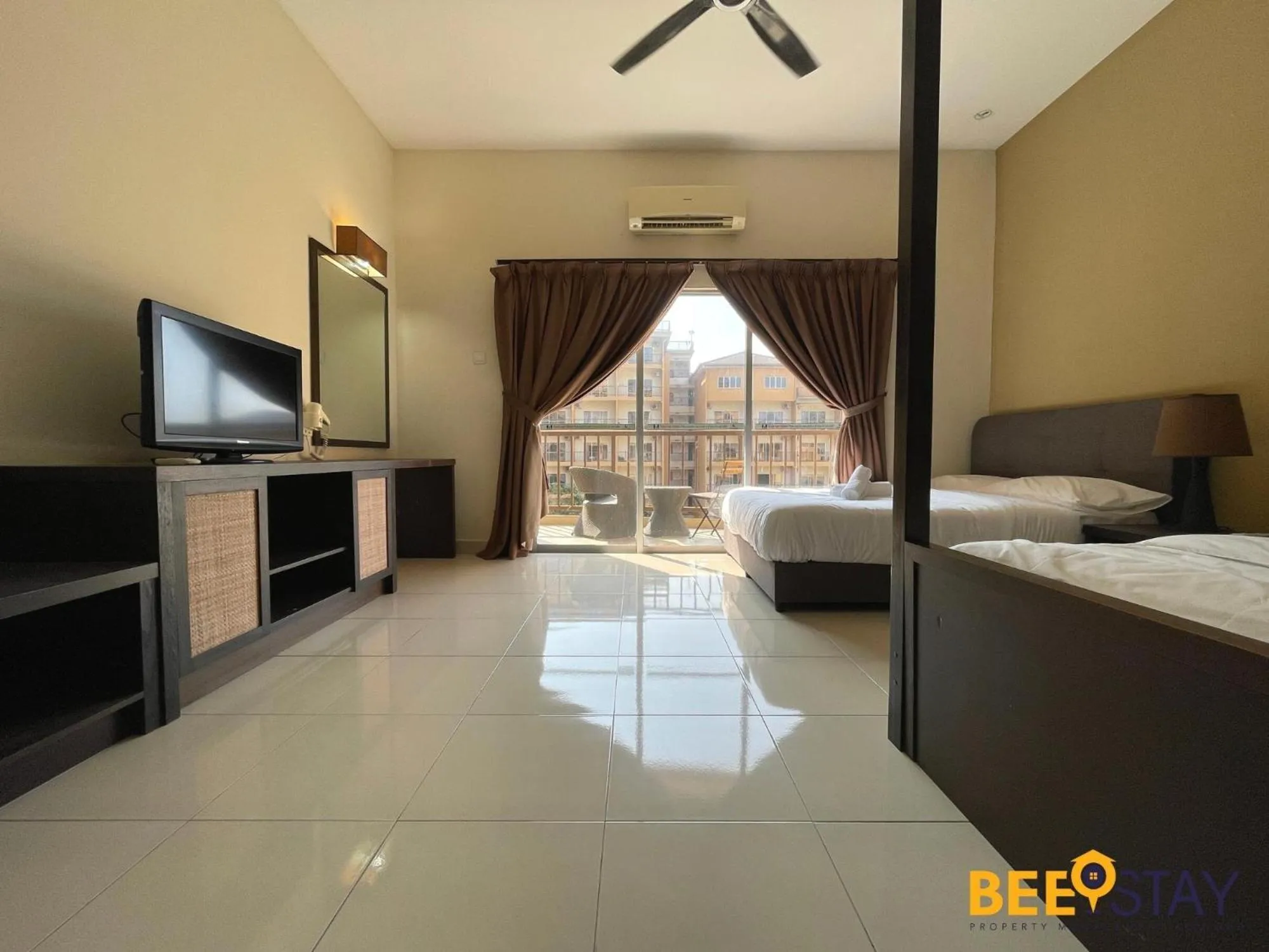 Bed in Gold Coast Morib Themepark View Studio