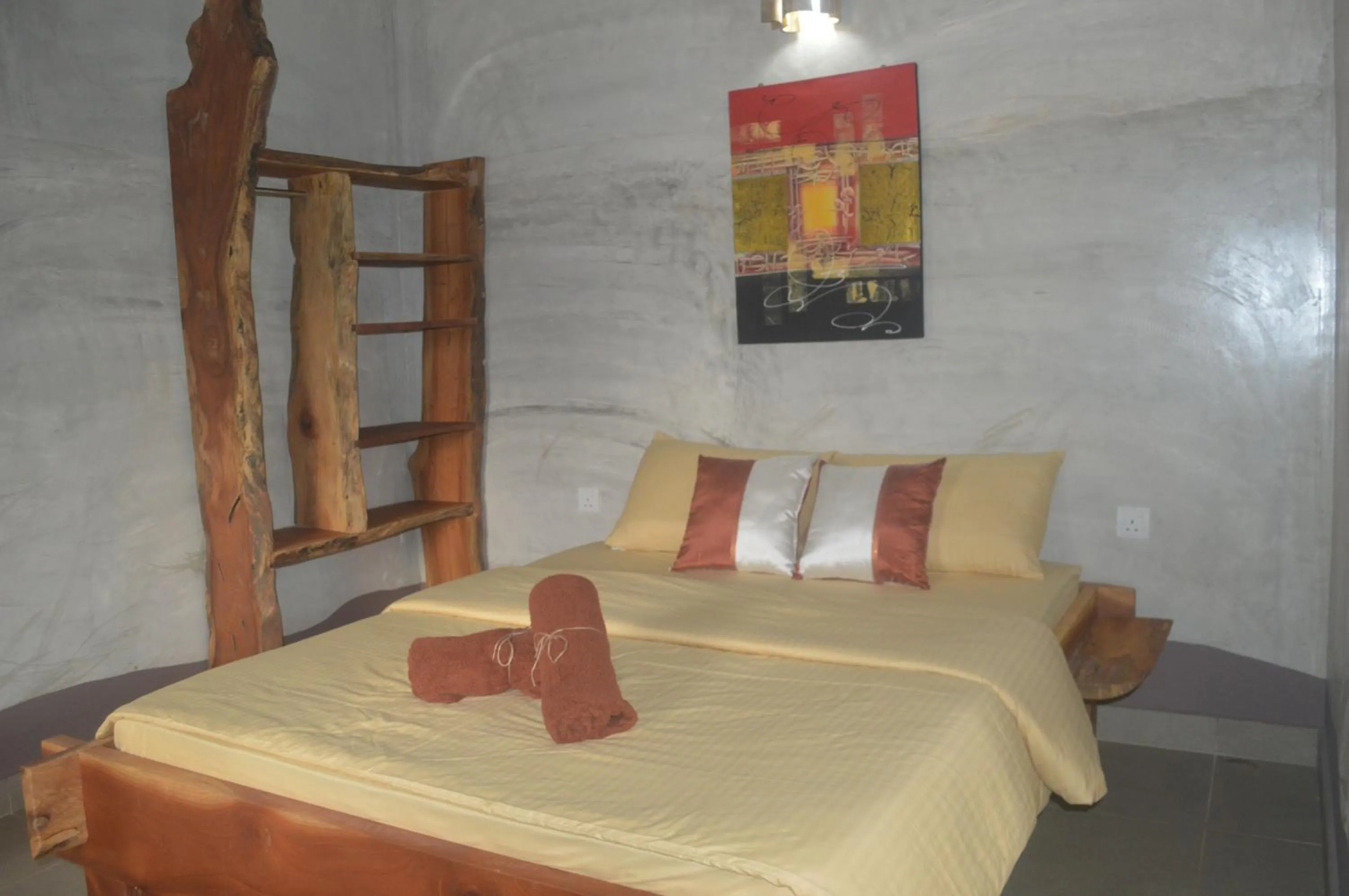 Bed in Bamboo Cottage Langkawi