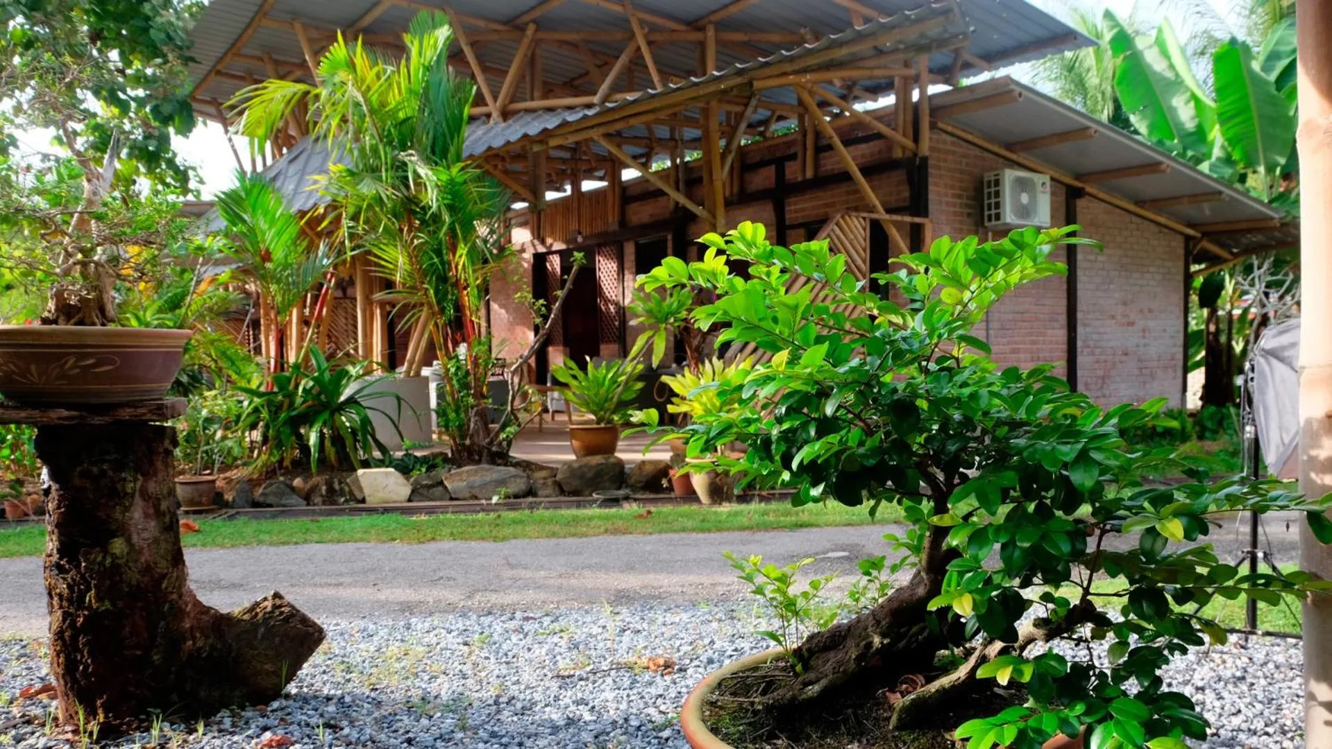 Garden in Bamboo Cottage Langkawi