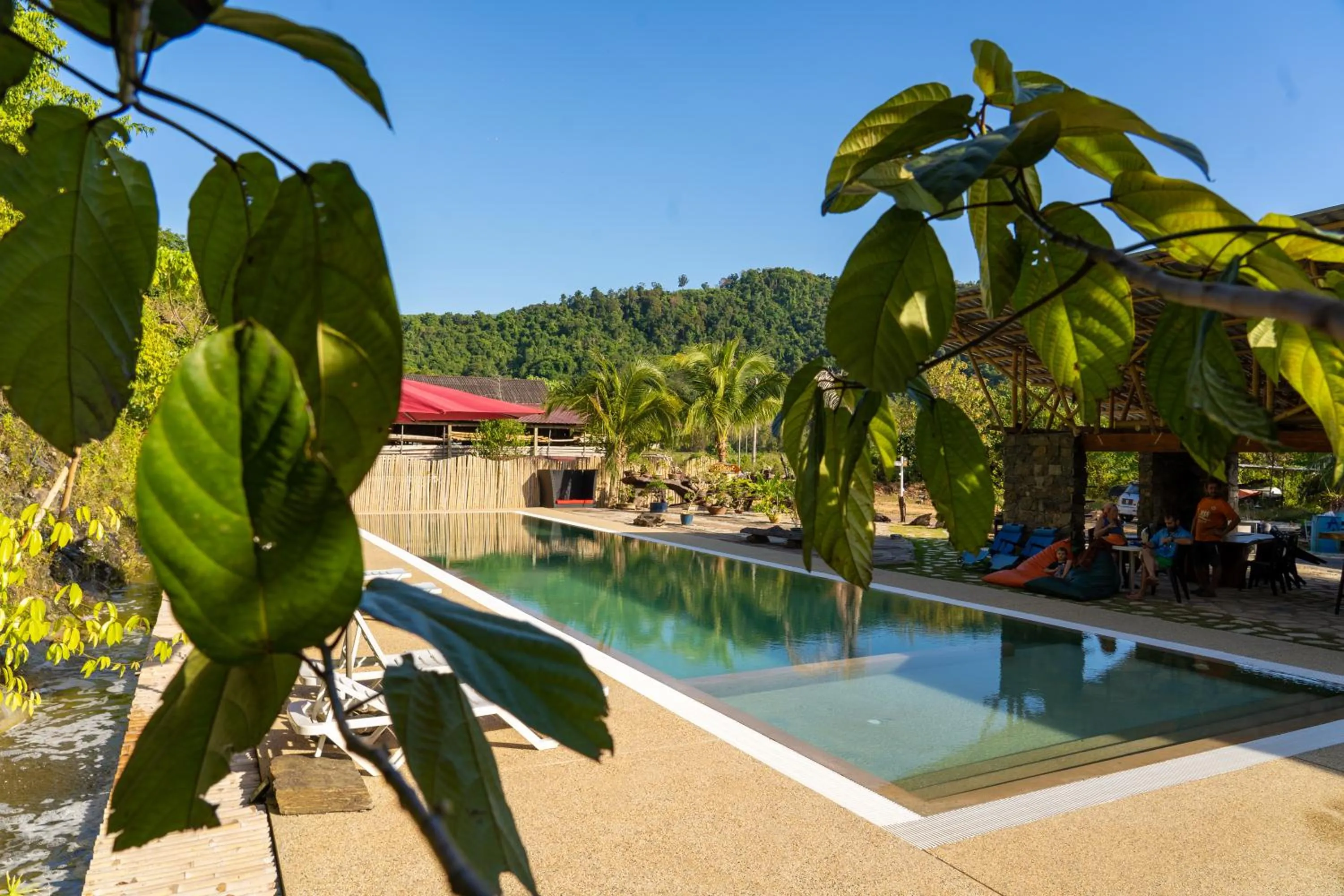 Swimming pool in Bamboo Cottage Langkawi