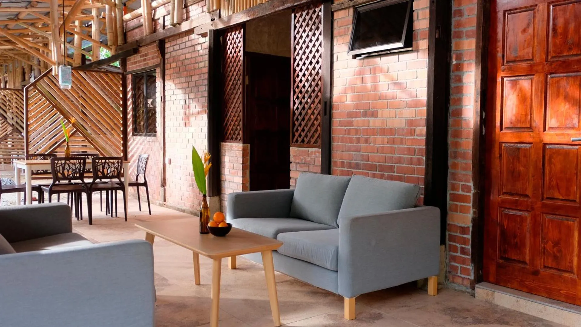 Balcony/Terrace in Bamboo Cottage Langkawi