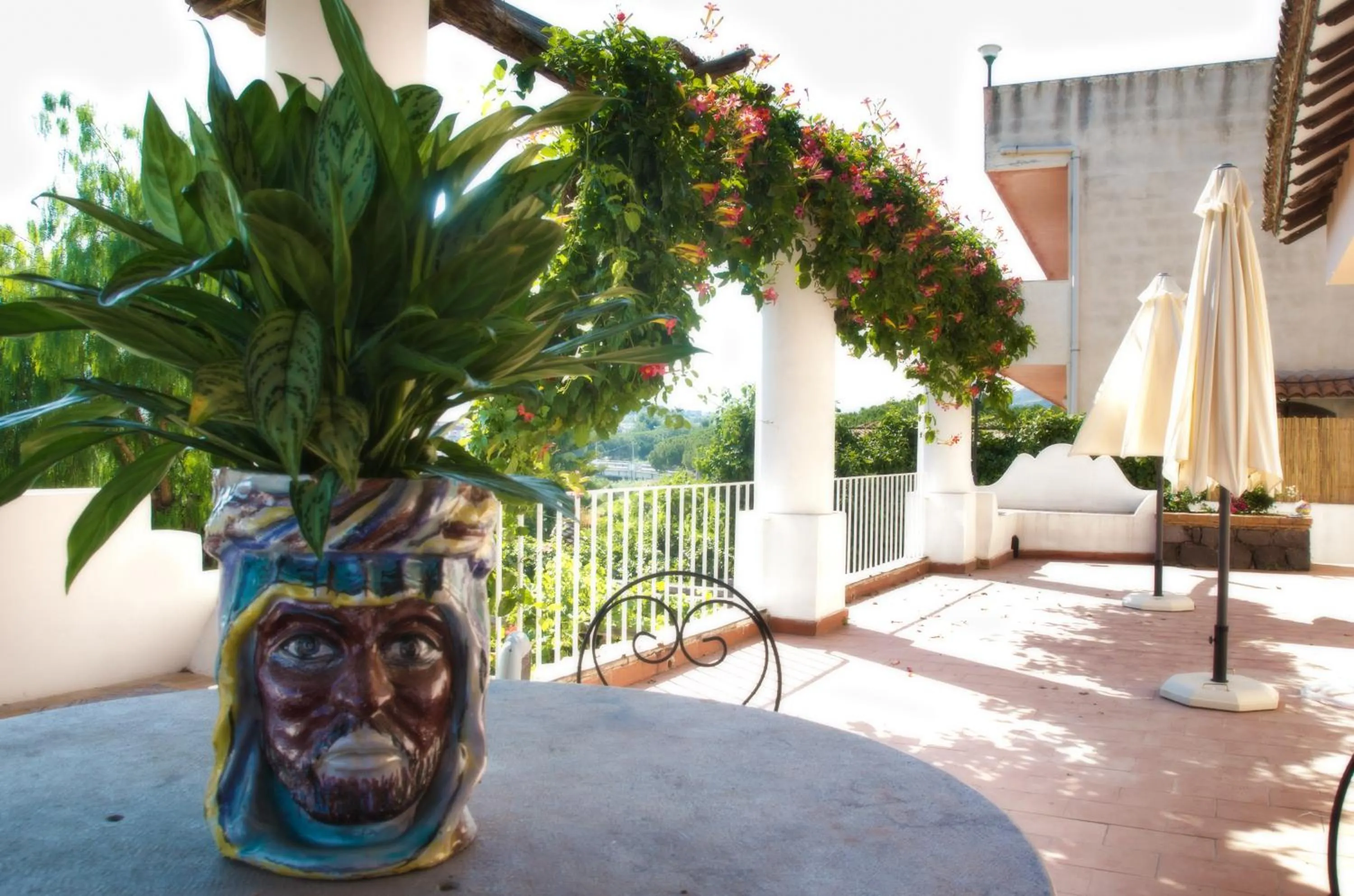 Patio in B&B Villa Accademia
