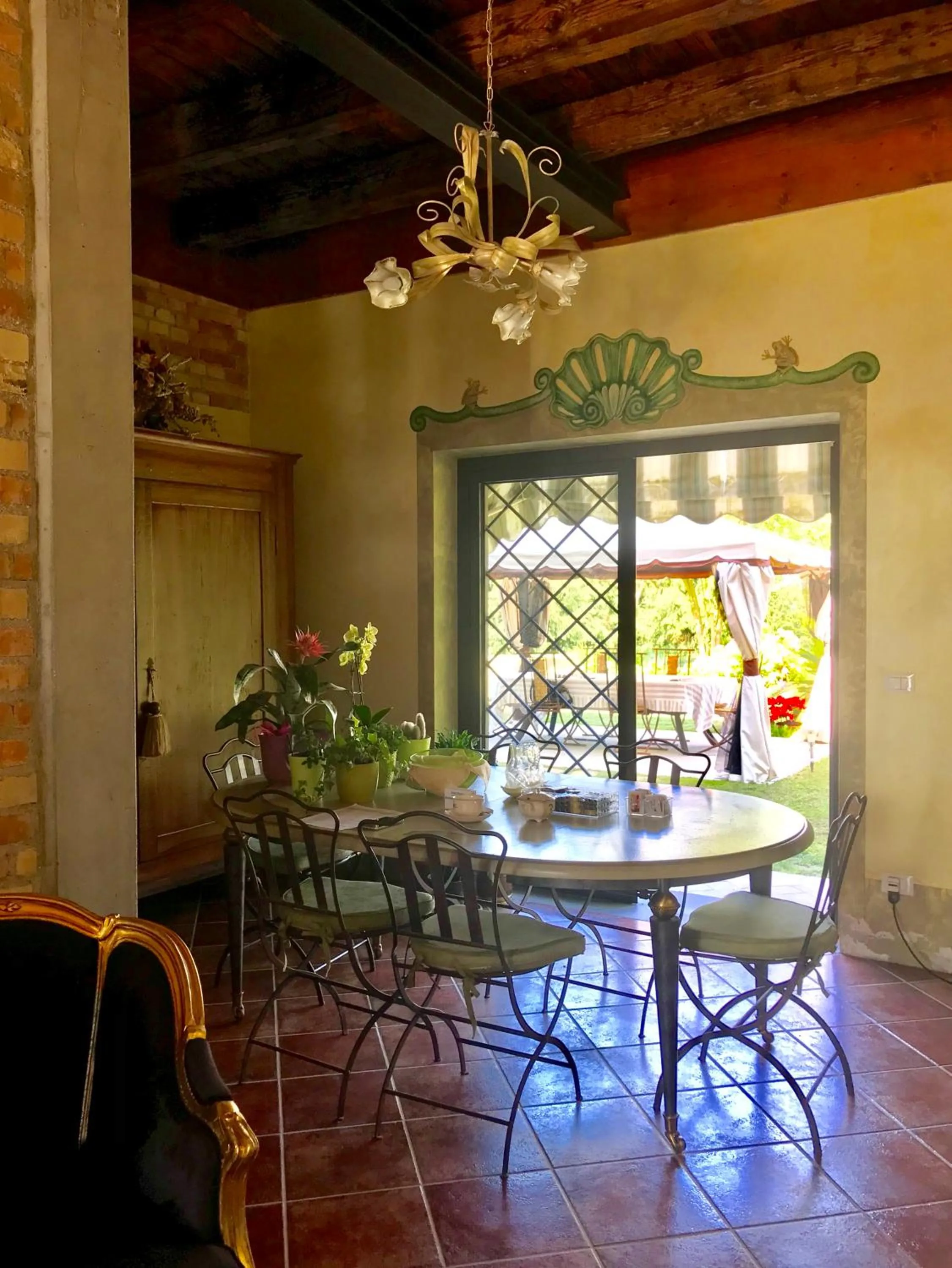 Lobby or reception in Al Vecchio Fienile