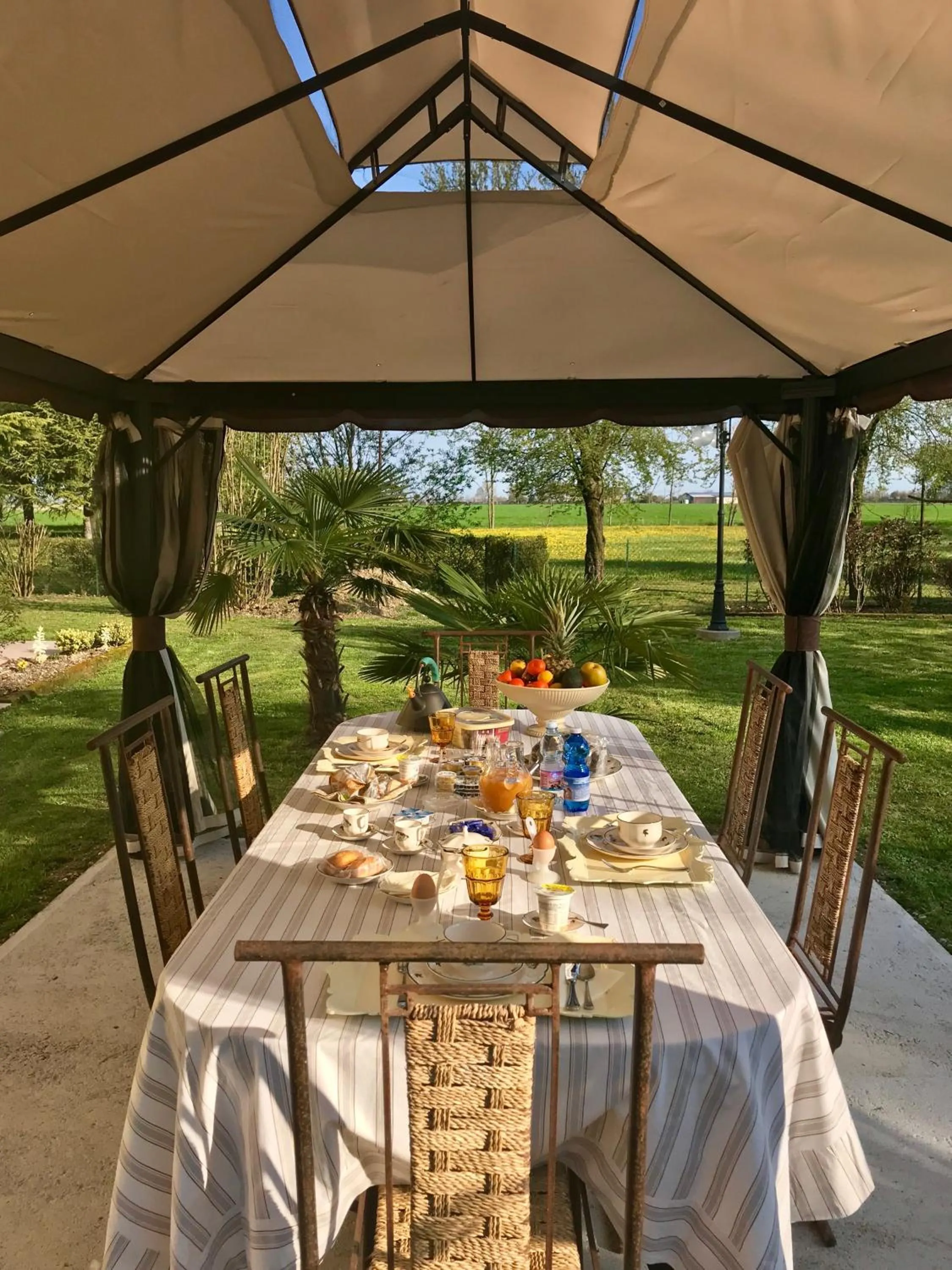 Garden view in Al Vecchio Fienile