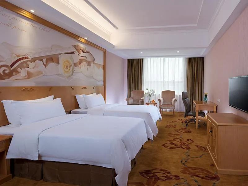 Bed in Vienna Hotel Guangzhou Conghua Jiangpu East Huanshi Road