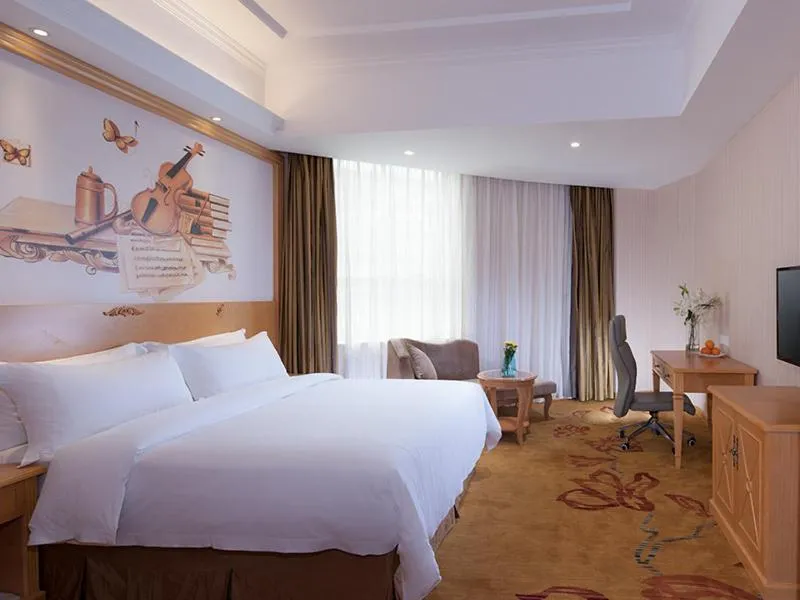 Bed in Vienna Hotel Guangzhou Conghua Jiangpu East Huanshi Road