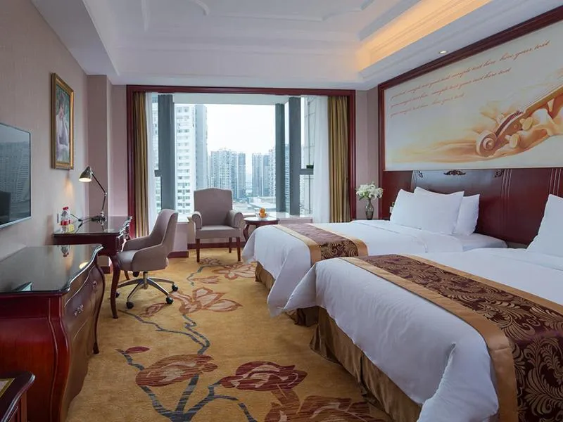 Bed in Vienna International Hotel (Zhuzhou liyu store)