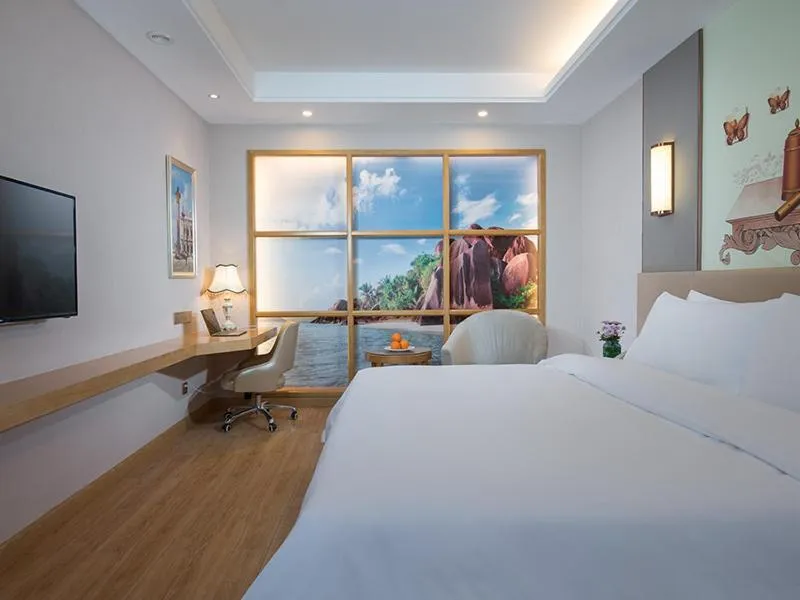 Bed in Vienna International Hotel(Hangzhou Xihu Fengshan Road Station)