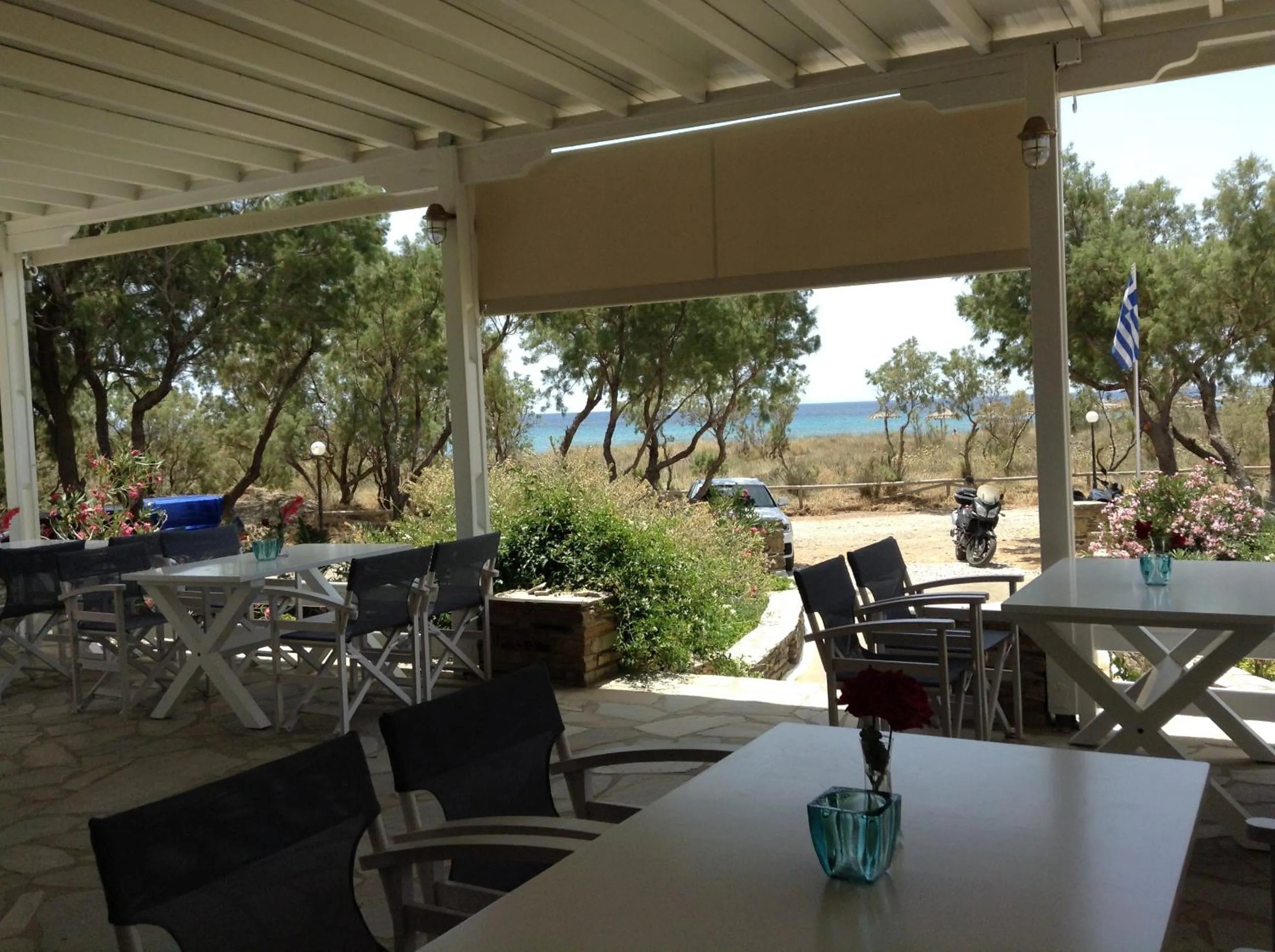 Coffee/tea facilities in Nostos Beachfront Apartments & Studios