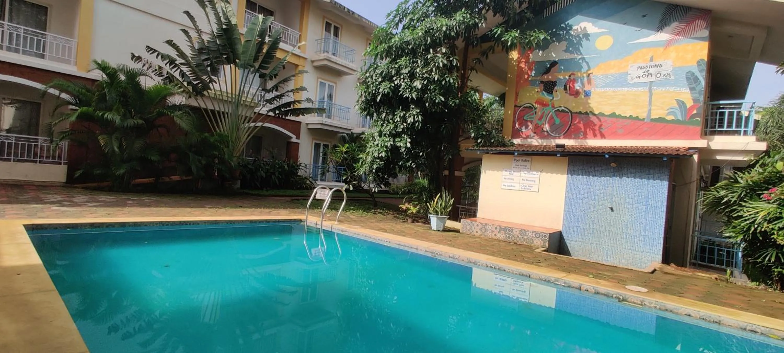 Swimming pool in Passions de Goa