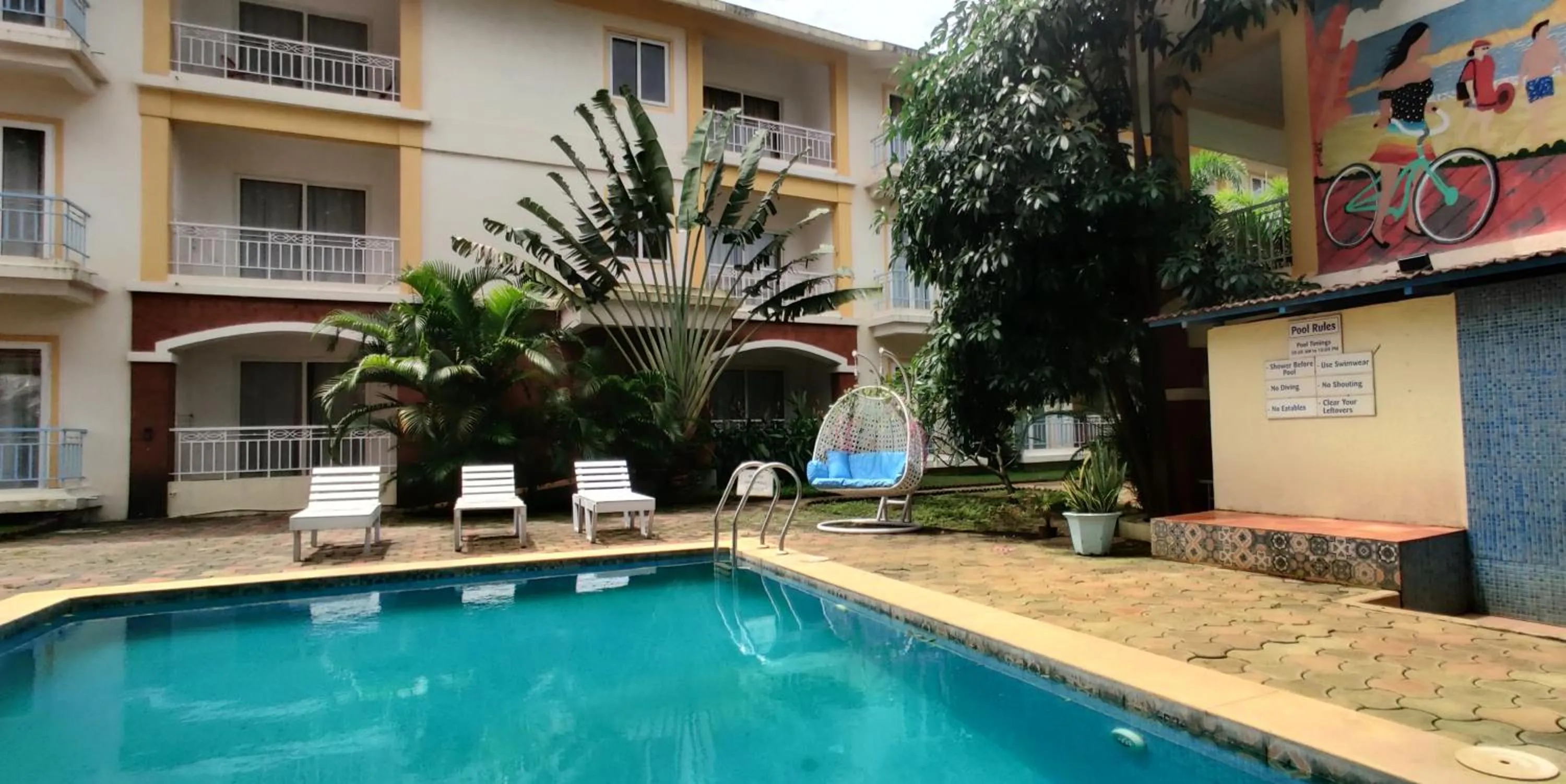 Swimming pool in Passions de Goa