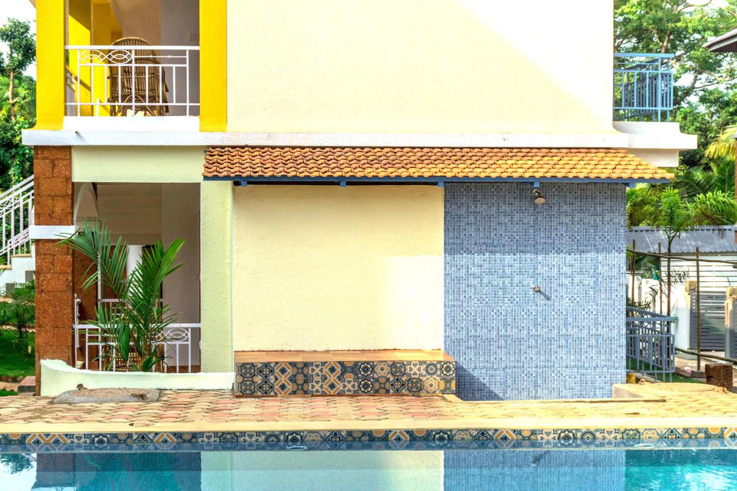 Pool view in Passions de Goa