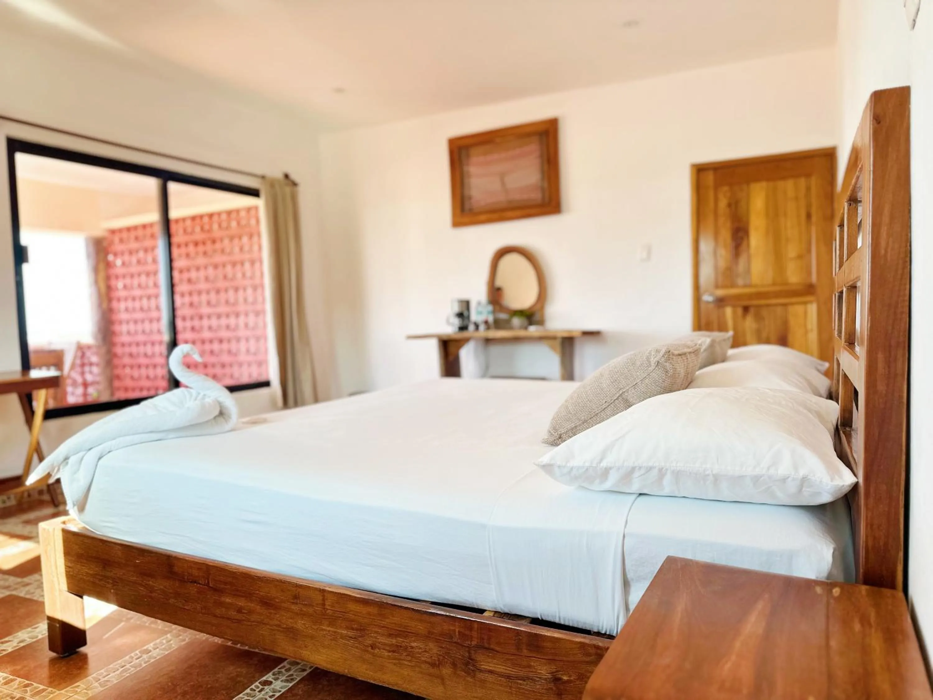 Bed in Hotel El Perico Marinero