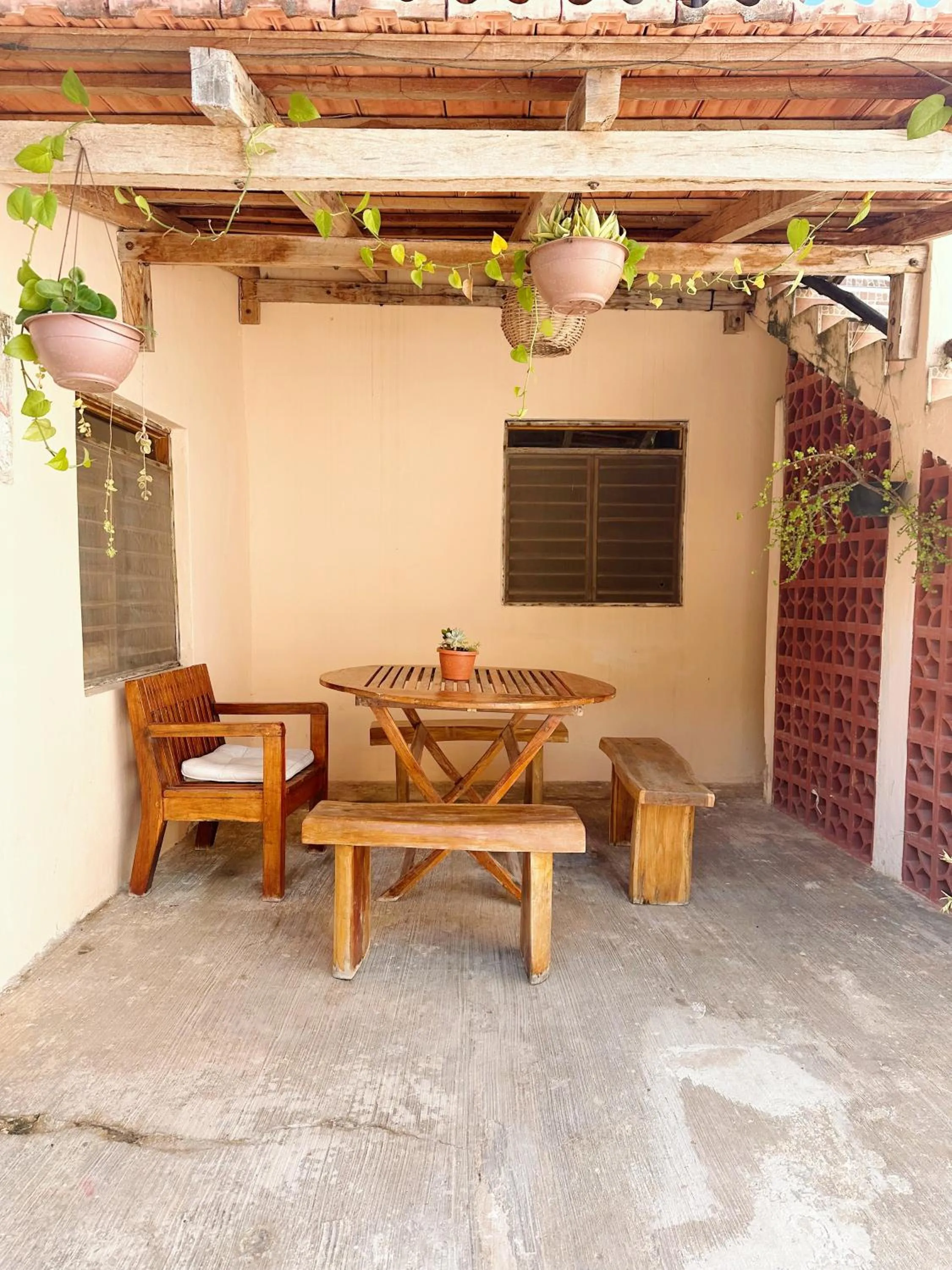 Patio in Hotel El Perico Marinero