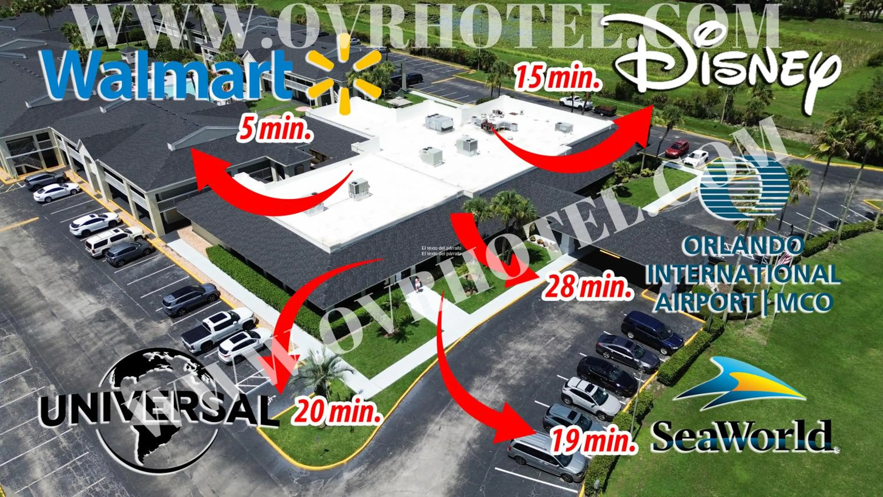 Property building in Hotel Room Near Disney 4 People