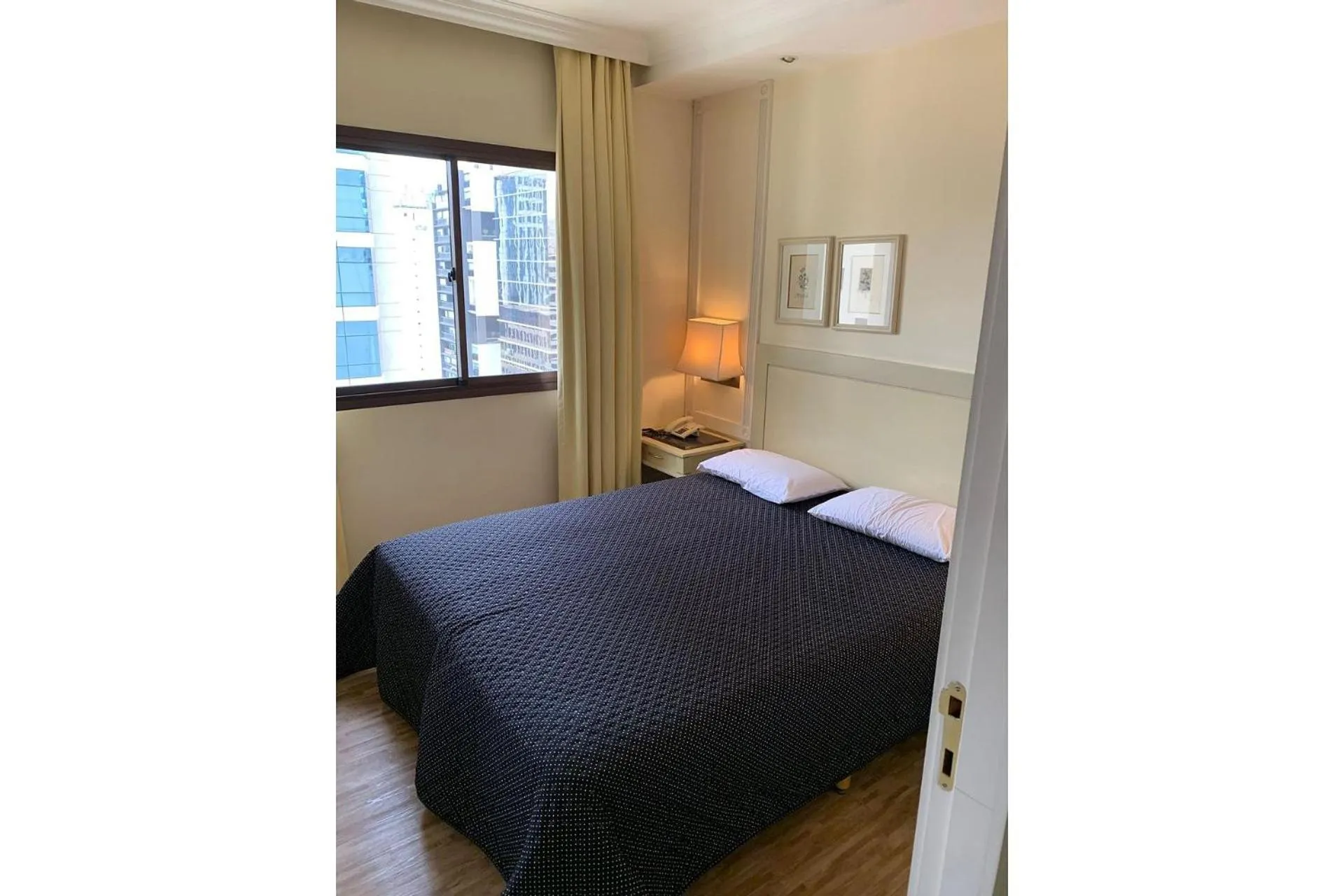 Bedroom, Bed in Charmoso Flat na Vila Oimpia