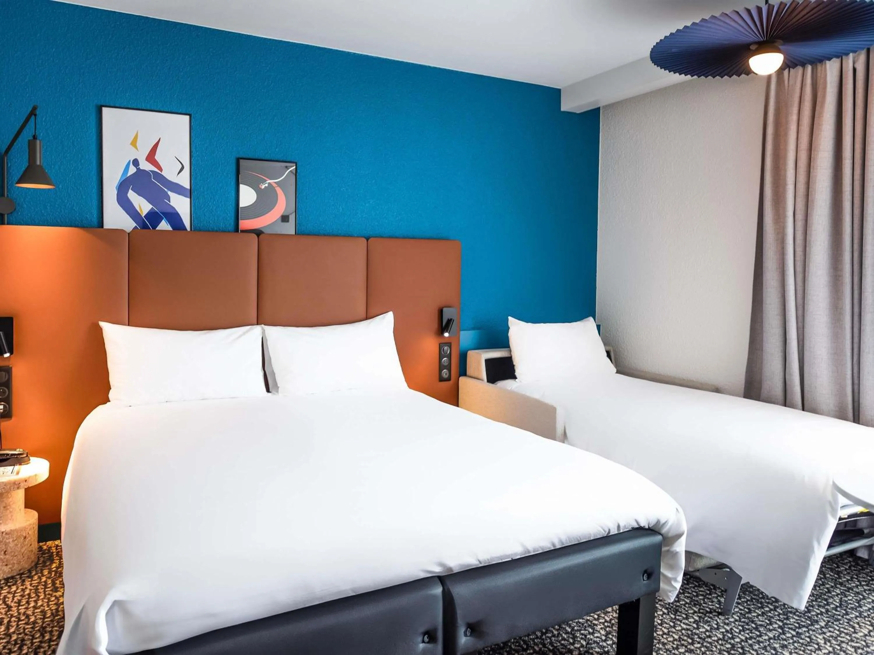 Bedroom, Bed in ibis La Baule Pornichet Plage