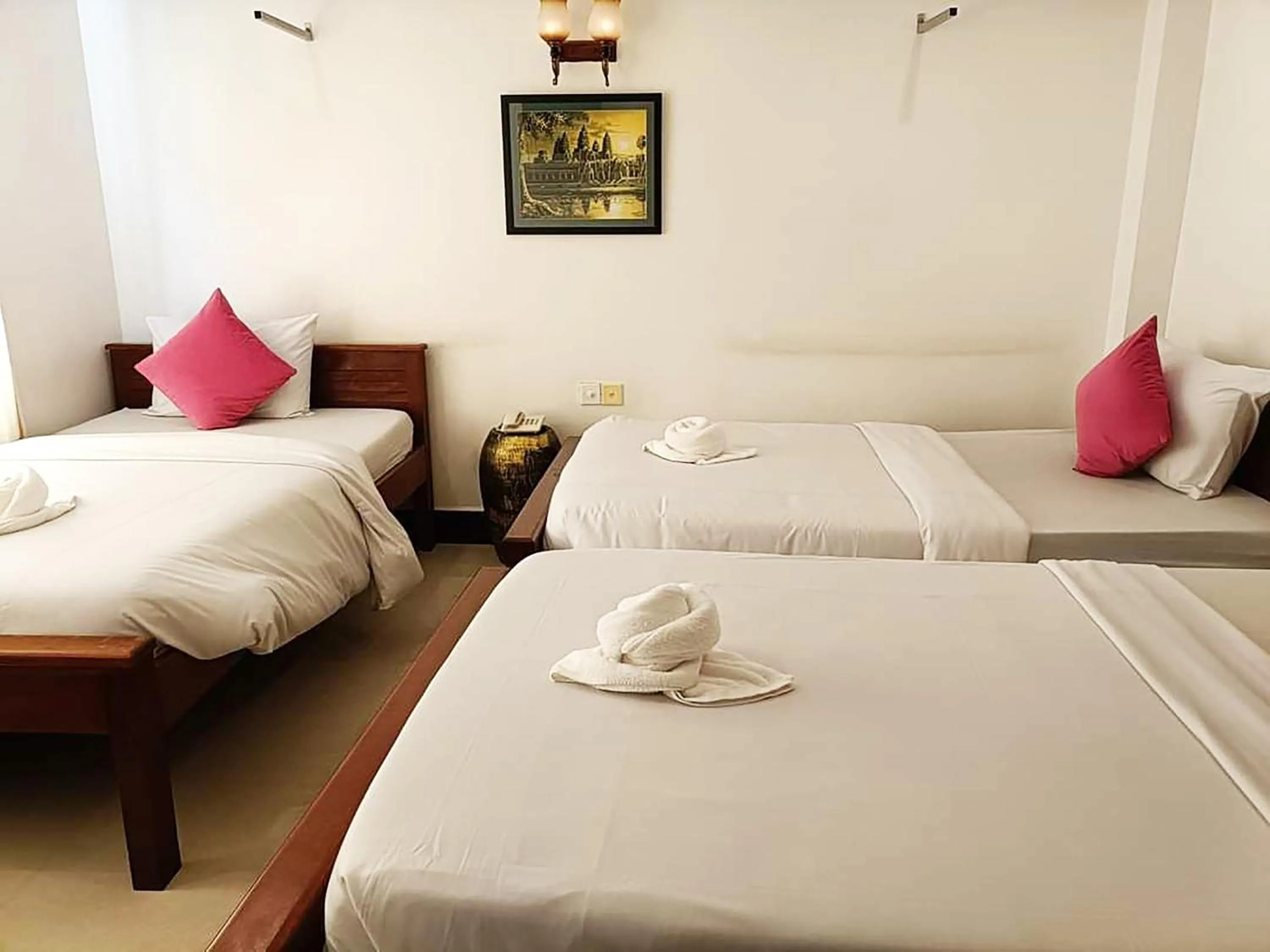 Bedroom, Bed in Parent Heritage Angkor Villa