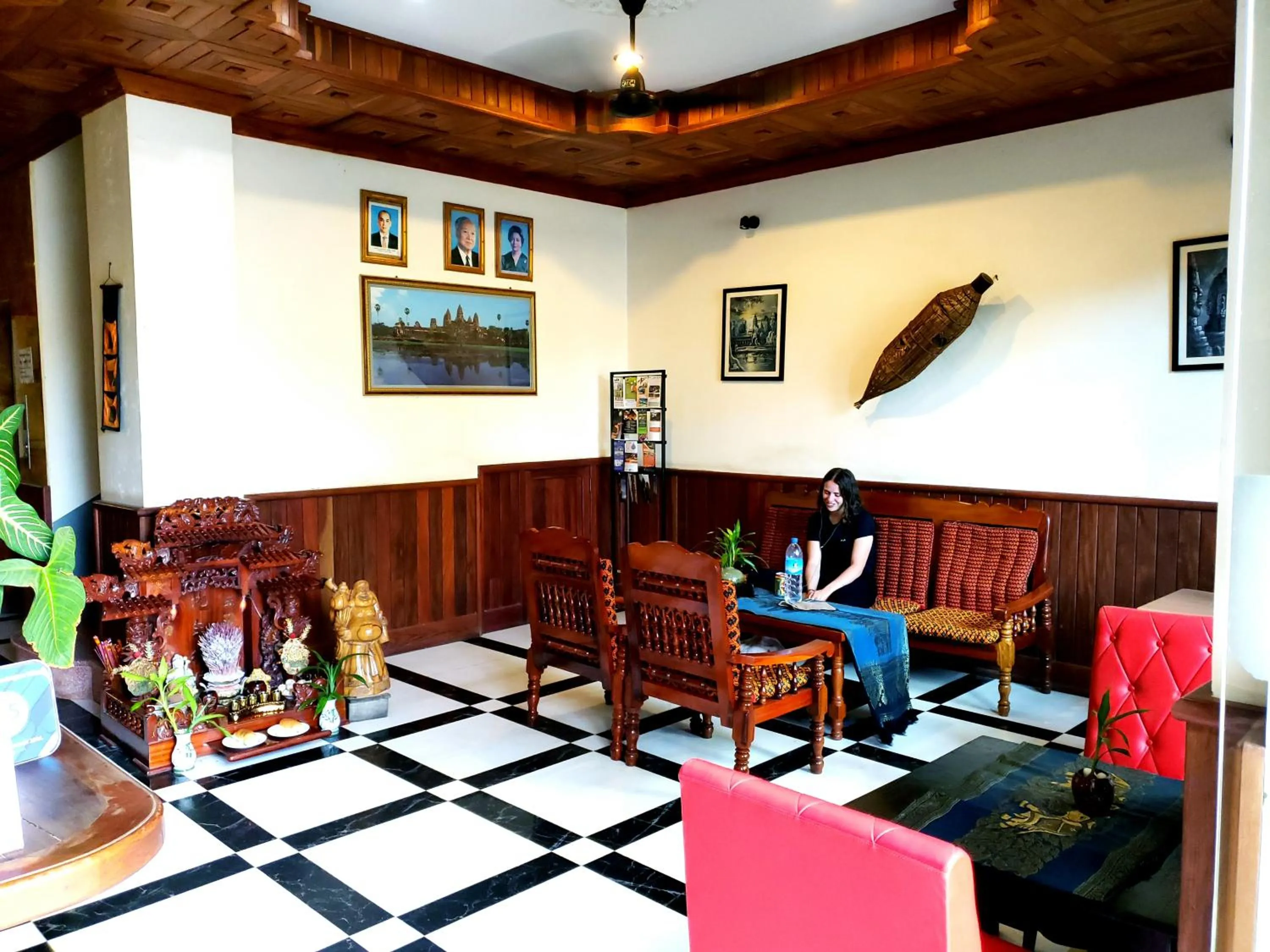 Lobby or reception in Parent Heritage Angkor Villa