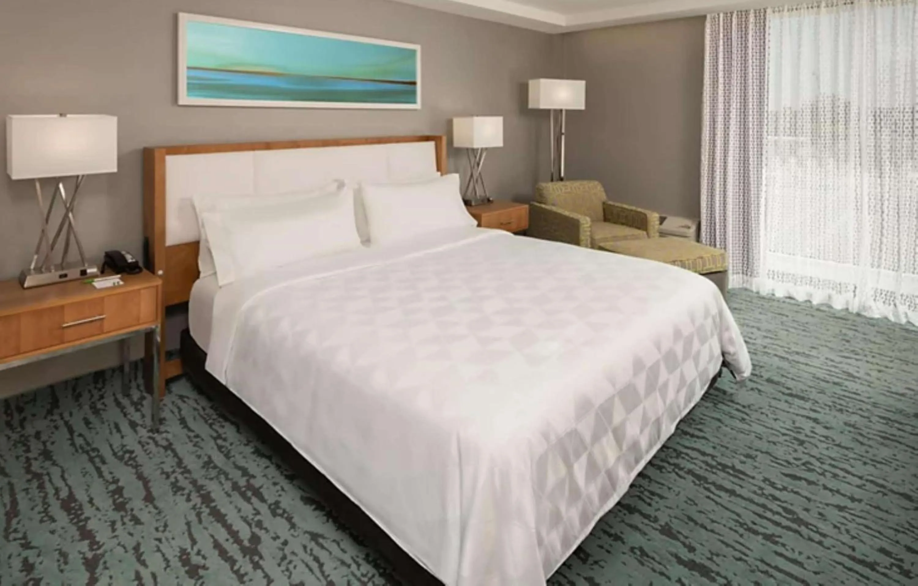 Bed in DoubleTree by Hilton Miami North I-95