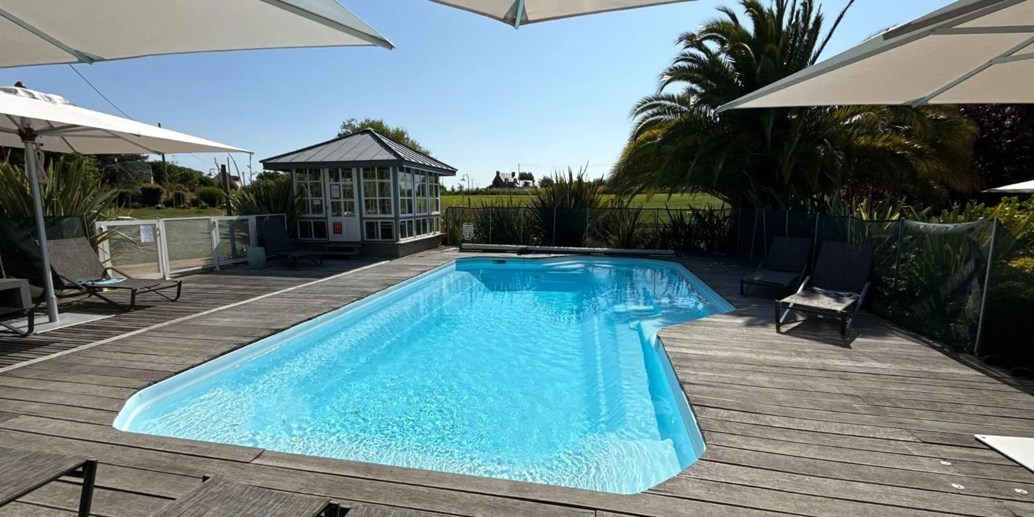 Swimming pool in Manoir Des Douets Fleuris