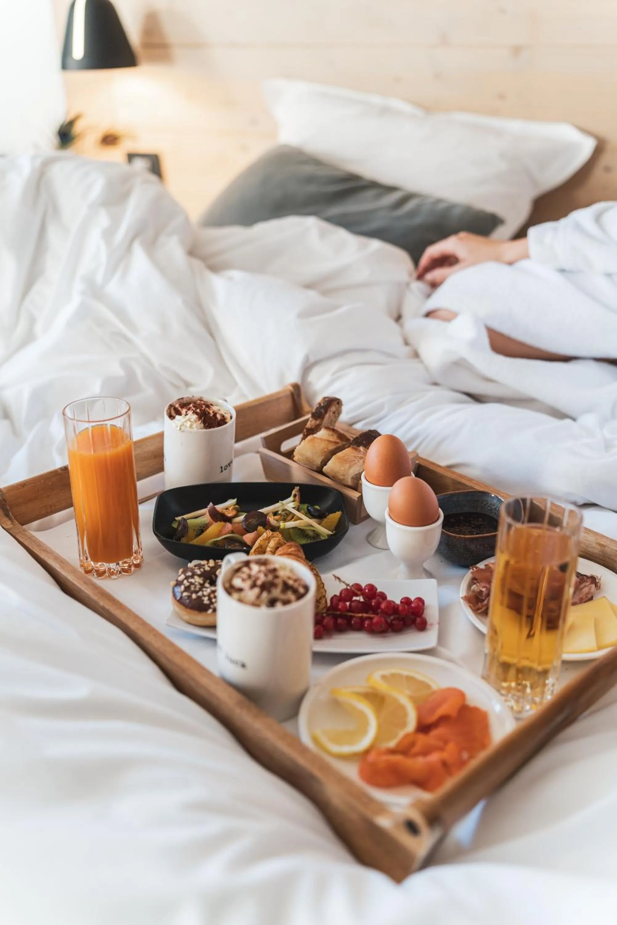 Breakfast, Bed in Grand Hôtel & Spa NUXE Serre Chevalier