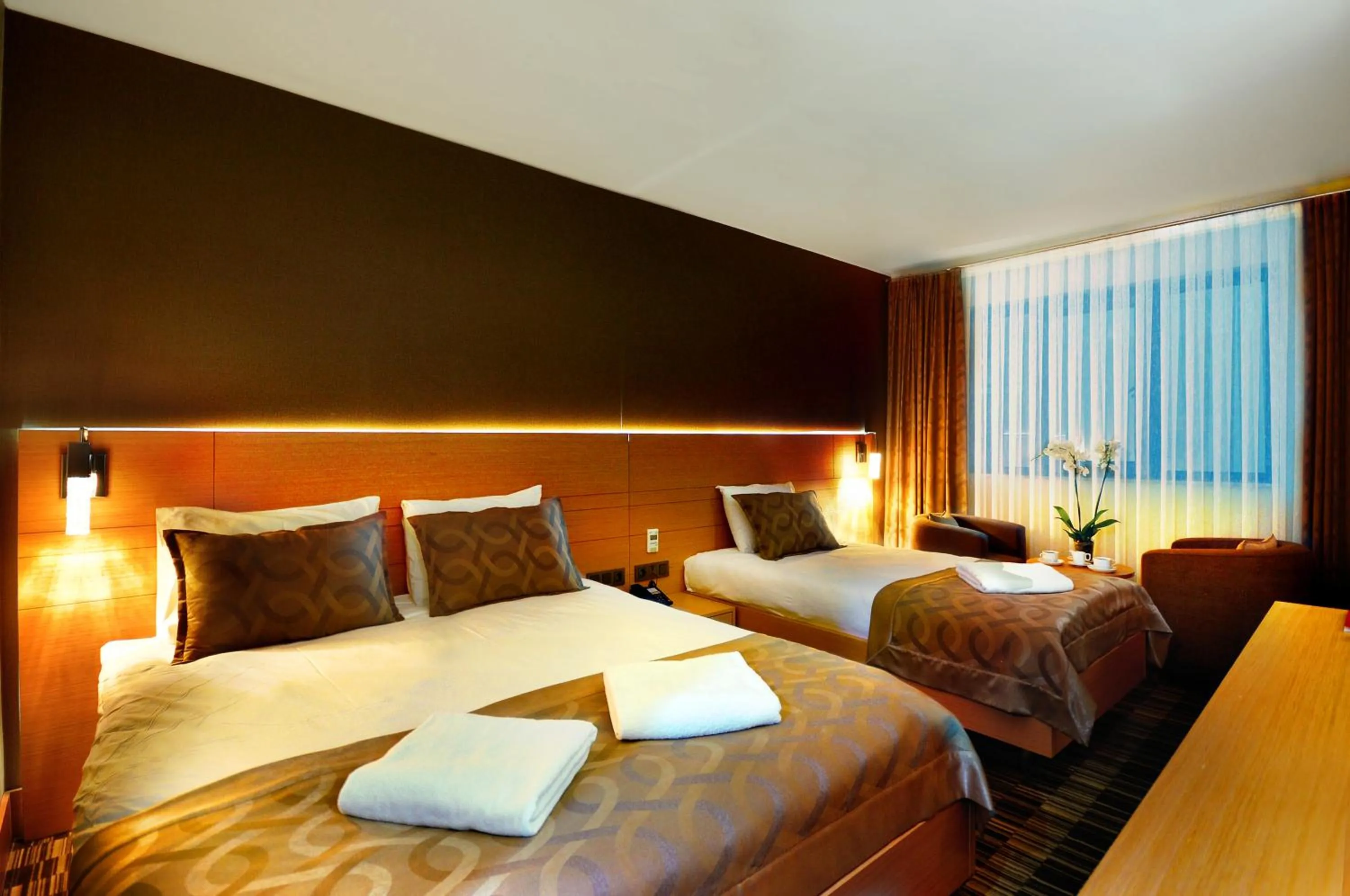 Bed in Starton Hotel