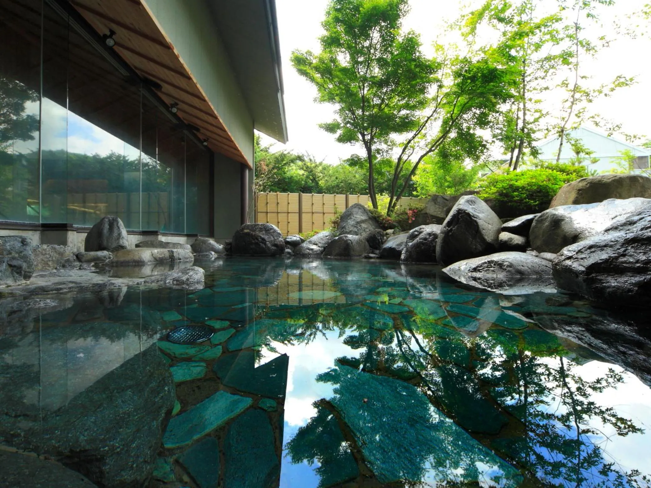 Hot Spring Bath in Kurobe View Hotel