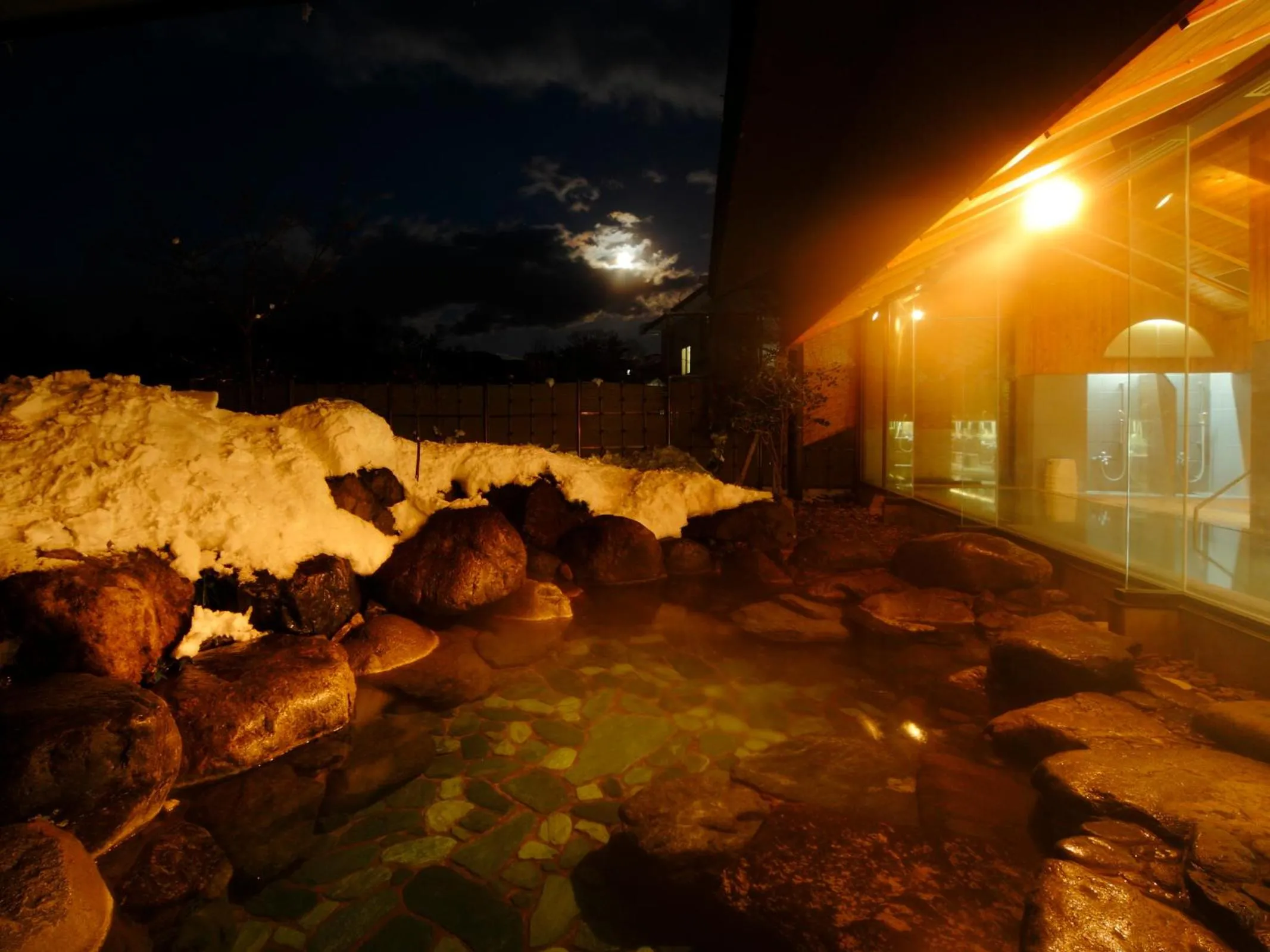 Hot Spring Bath in Kurobe View Hotel