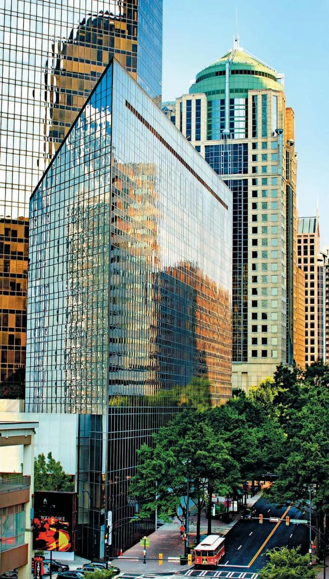 Property building in Omni Charlotte Hotel