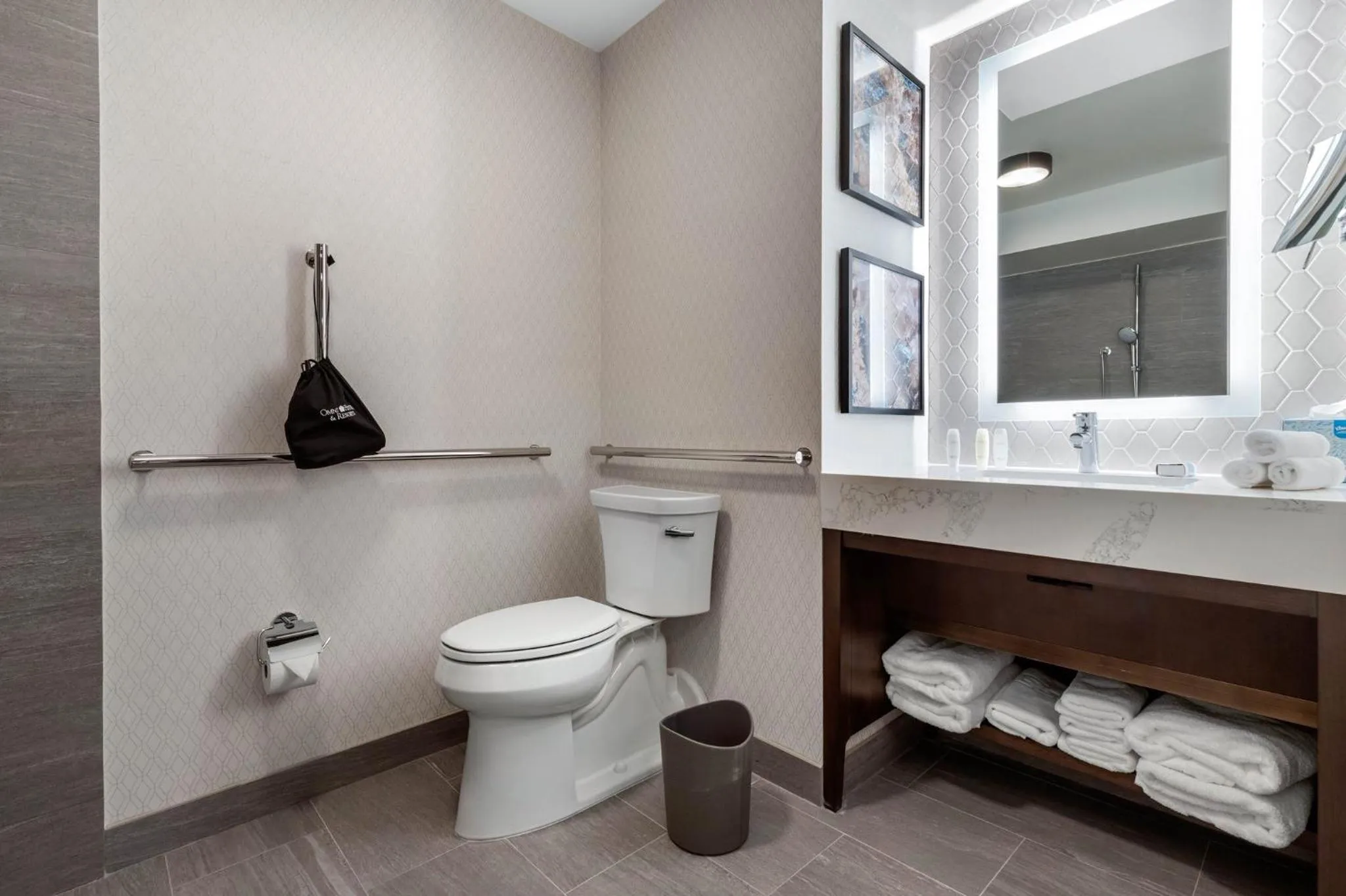 Bathroom in Omni Charlotte Hotel