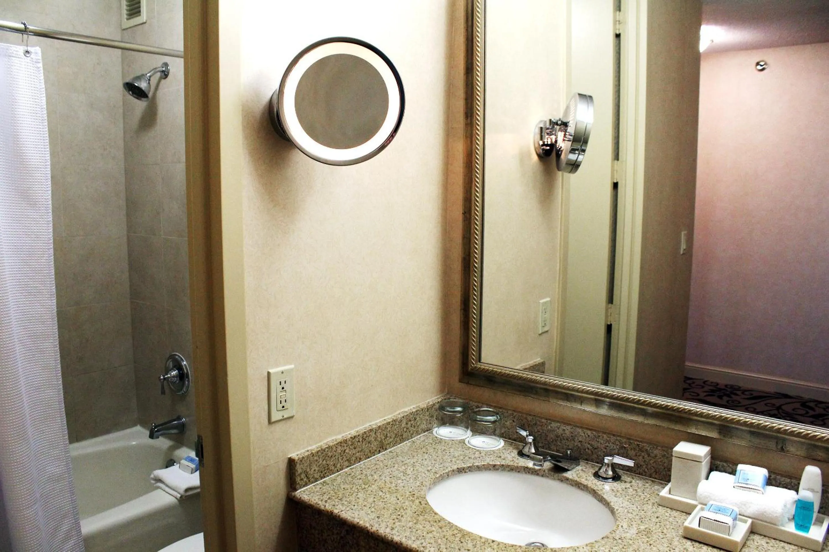 Bathroom in Omni Charlotte Hotel
