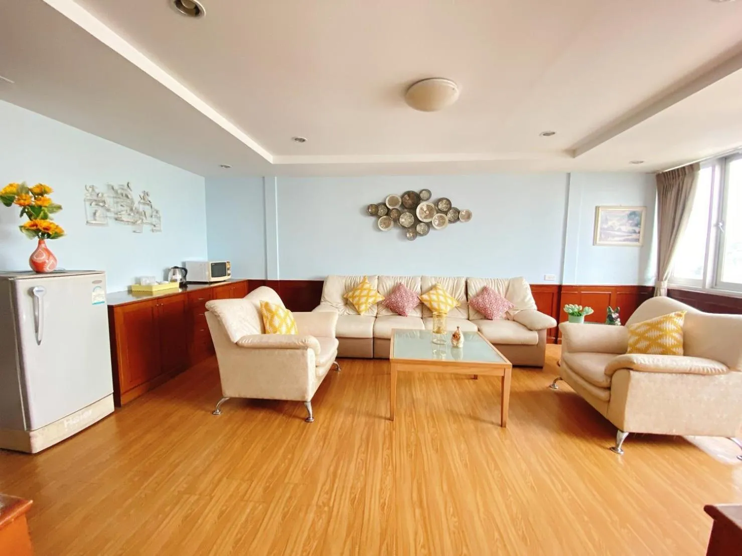 Living room in Navanakorn Golden View