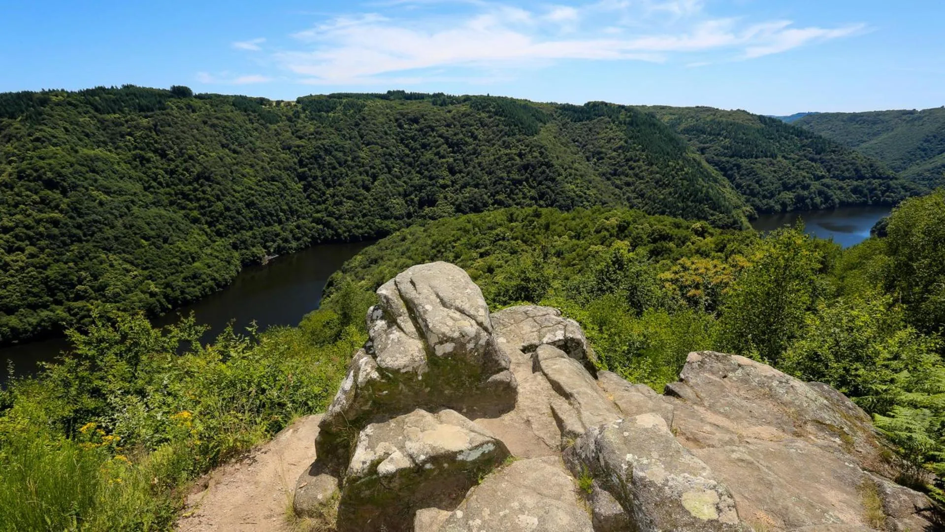 Natural landscape in Camping du Lac