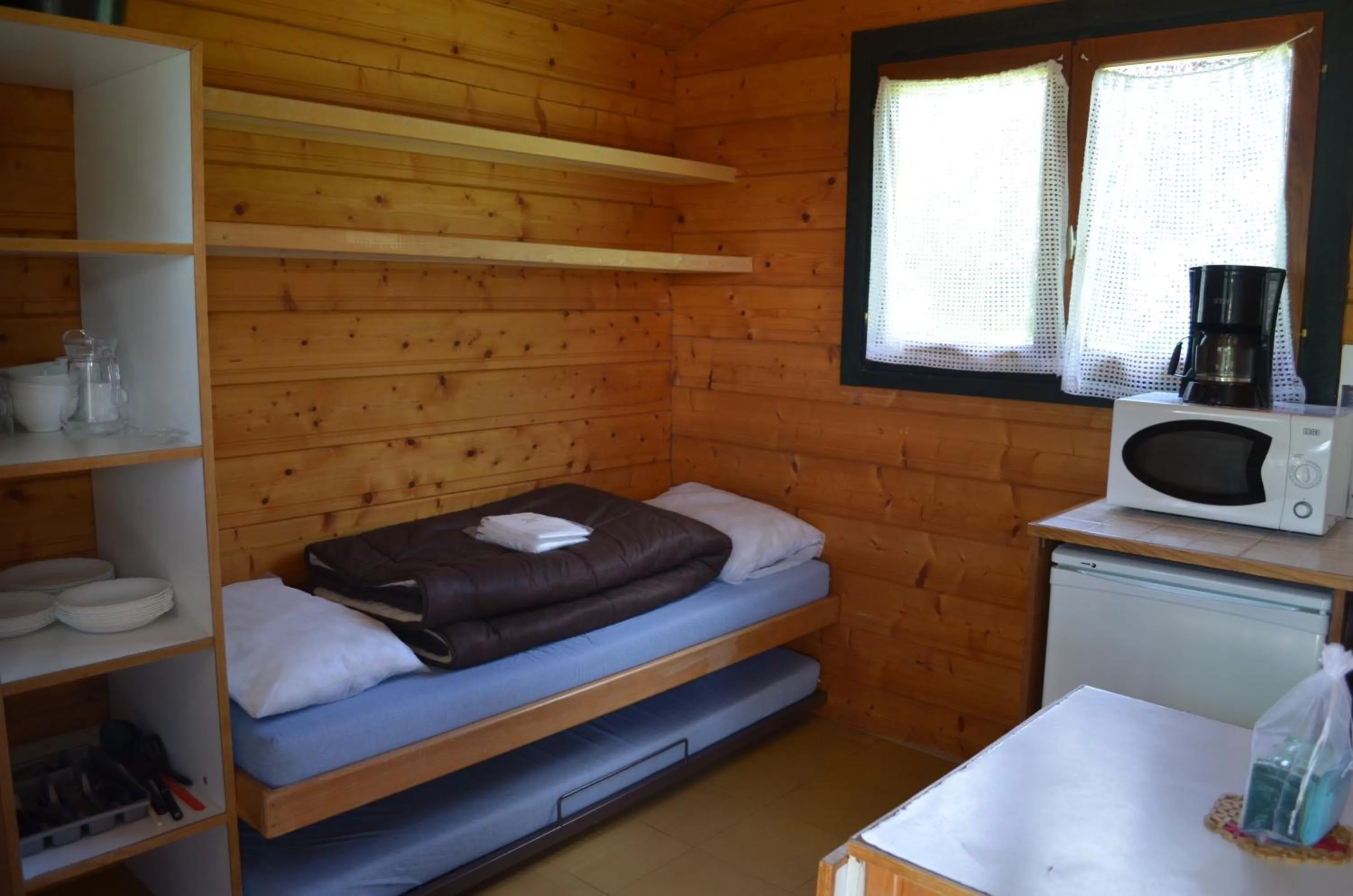 bunk bed in Camping de Saulieu