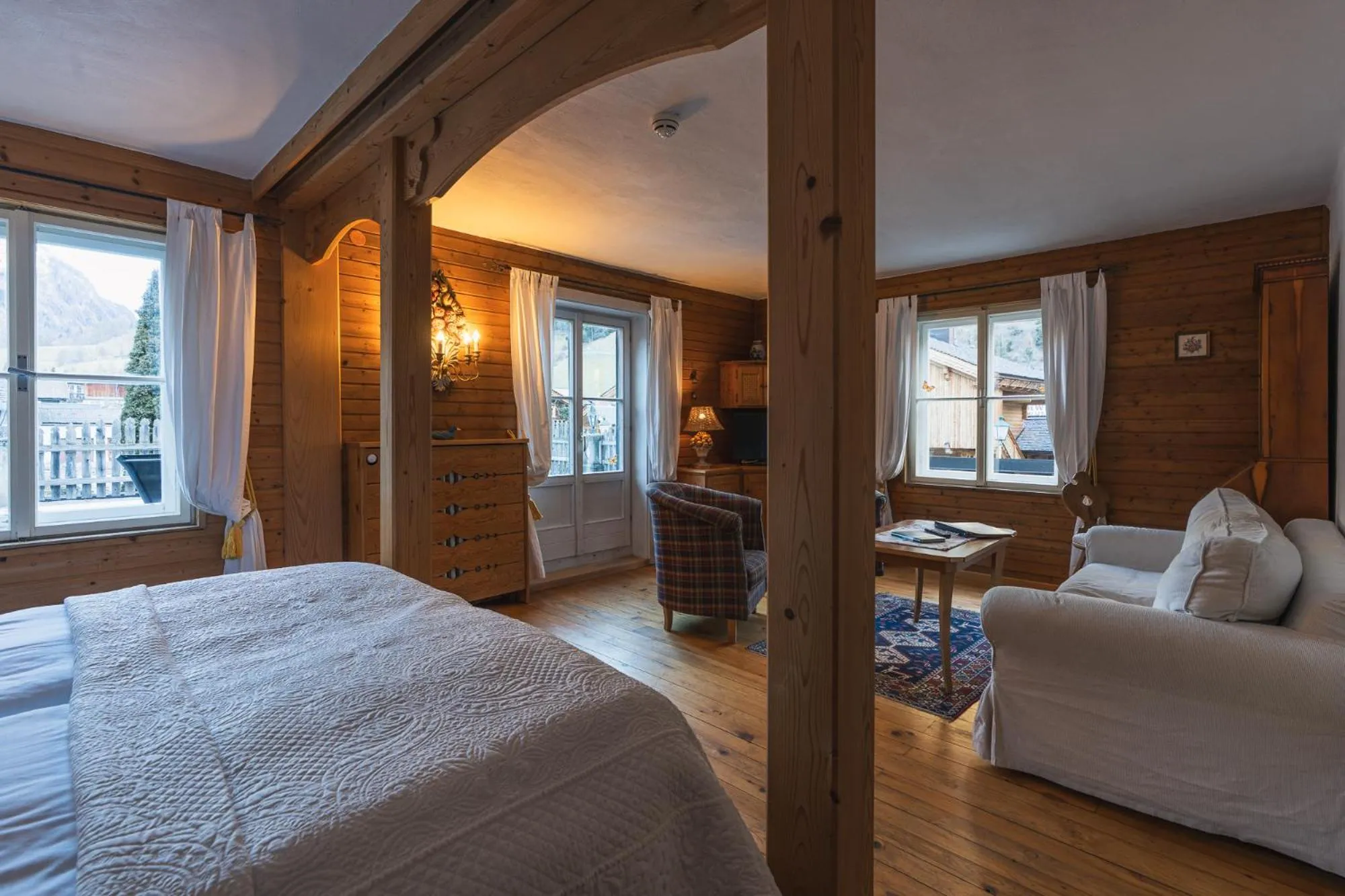 Photo of the whole room, Bed in Hotel Schlosswirt